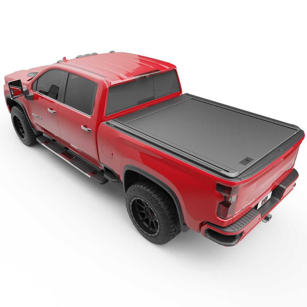 EGR 2020-2025 Chevrolet Silverado 2500HD 3500HD GMC Sierra 2500HD 3500HD 6' 9" Bed Length Rolltrac Manual Retractable Bed Cover RT040035ML
