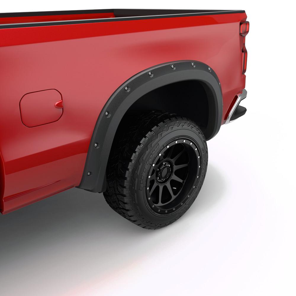 EGR 2023-2024 Chevrolet Silverado 1500 All Beds Baseline Chrome Black Bolt On Look Fender Flares BLF1041