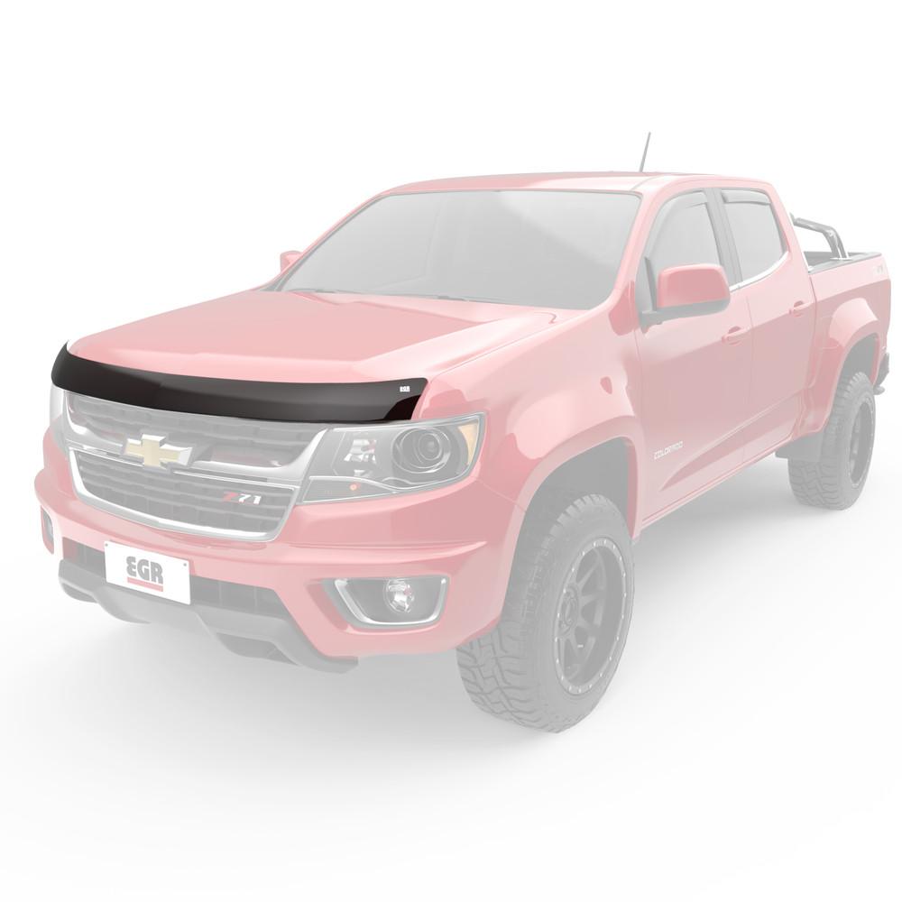 EGR 2015-2022 Chevrolet Colorado Superguard Hood Guard Smoke Finish 301391