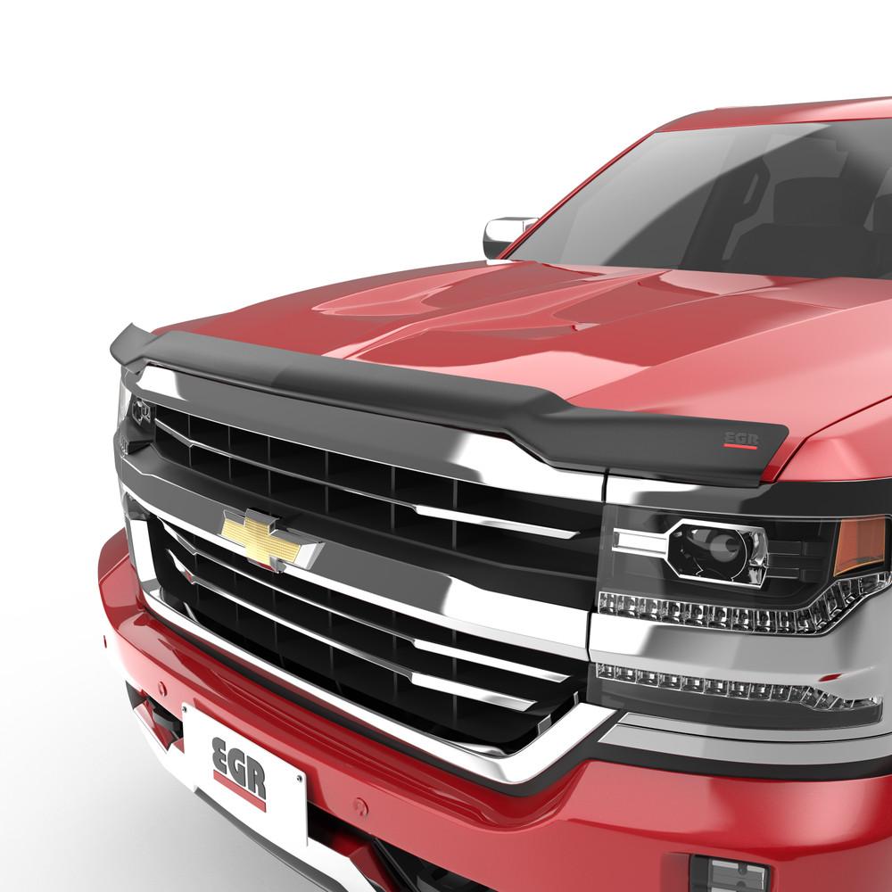 EGR 2014-2015 Chevrolet Silverado 1500 LTZ SSV Superguard Hood Guard Matte Black Finish 301575