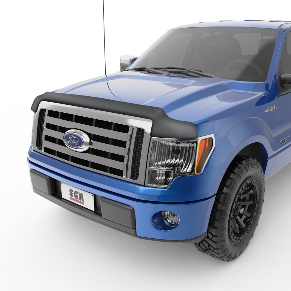 EGR 2009-2014 Ford F-150 Superguard Hood Guard Matte Black Finish 303375