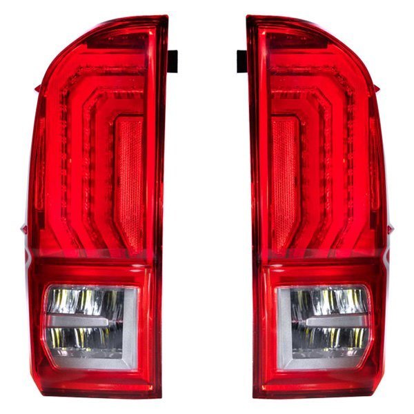 Morimoto 2016-2023 Toyota Tacoma XB Fiber Optic Red set LED Tail Lights LF703.2