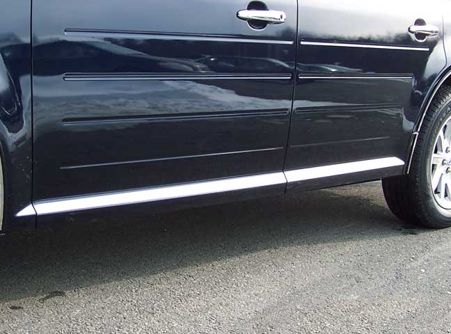 QAA 2009-2019 Ford Flex 6Pc Stainless Steel Body Molding Insert Trim Kit 1.15"-1.5" tapered Width MI49340