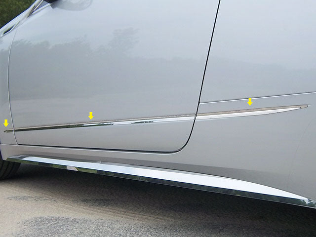 QAA 2011-2014 Cadillac CTS Coupe 6Pc Stainless Steel Body Molding Insert Trim Kit 0.75" Width MI50254