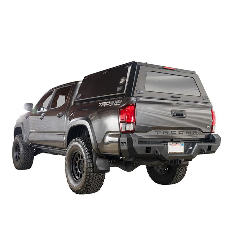 OVS 2016-2023 Toyota Tacoma Expedition 5' Bed Truck Caps With Full Wing Doors Front & Rear Windows & 3rd Brake Light 70100001