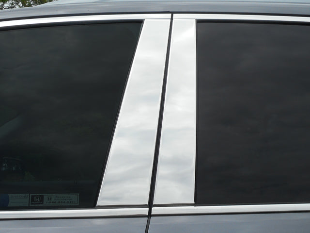 QAA 2023-2026 Honda Pilot 4 Door SUV 4 piece Stainless Steel Pillar Post Trim Includes Top Crease PP73260