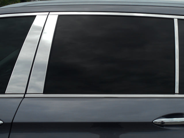 QAA 2023-2026 Honda Pilot 4 Door SUV 6 piece Stainless Steel Pillar Post Trim PP73261