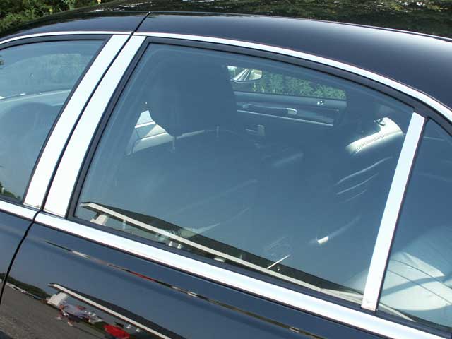 QAA 1998-2011 Lincoln Town Car 6Pc Stainless Steel Pillar Post Trim PP38681