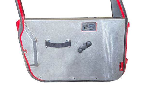 Warrior 1997-2006 Jeep Wrangler TJ 2004-2006 Wrangler LJ Unlimited Full Doors Raw Steel Interior Door Panel S90950-RAW