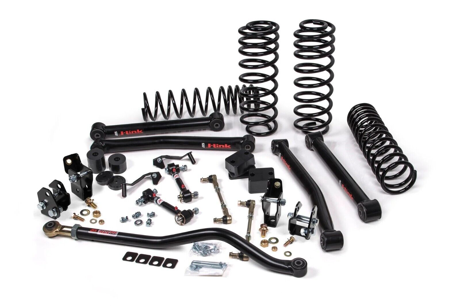 JKS 2018-2022 Jeep Wrangler JL 4dr J-Konnect 2.5" Lift Kit With Shock Relocation Brackets Standard Rate Coils JSPEC121KNS