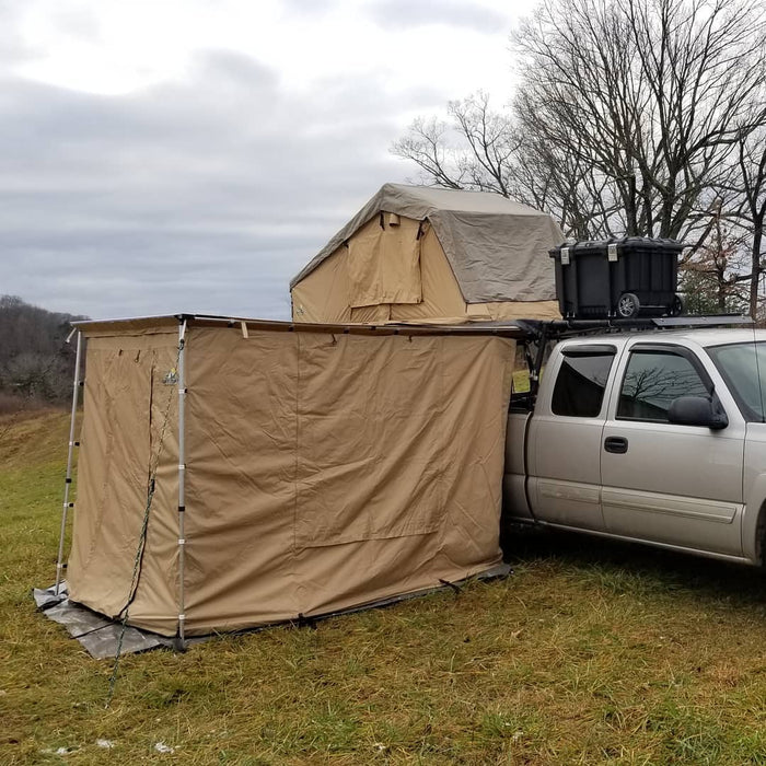 Tuff Stuff Awning Camp Shelter Room 6.5 Ft X 8 Ft W/ PVC Floor 280g Material TS-AWN-CSR-280G