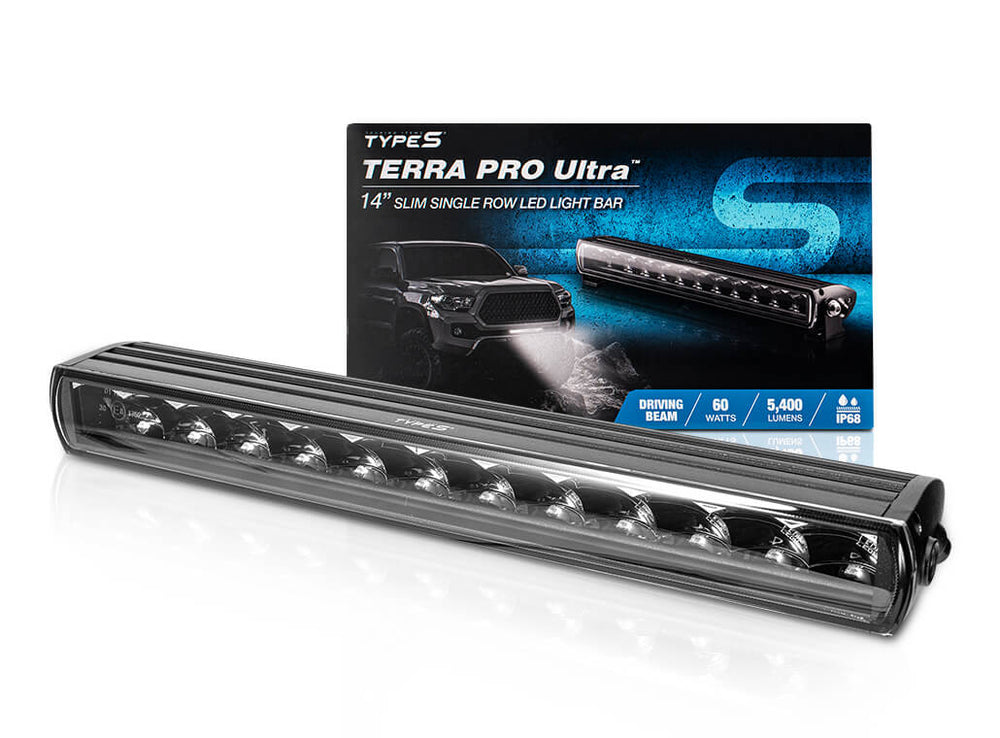 Type S Terra Pro Ultra Slim 14" Single Row Led Light Bar LM58301-1
