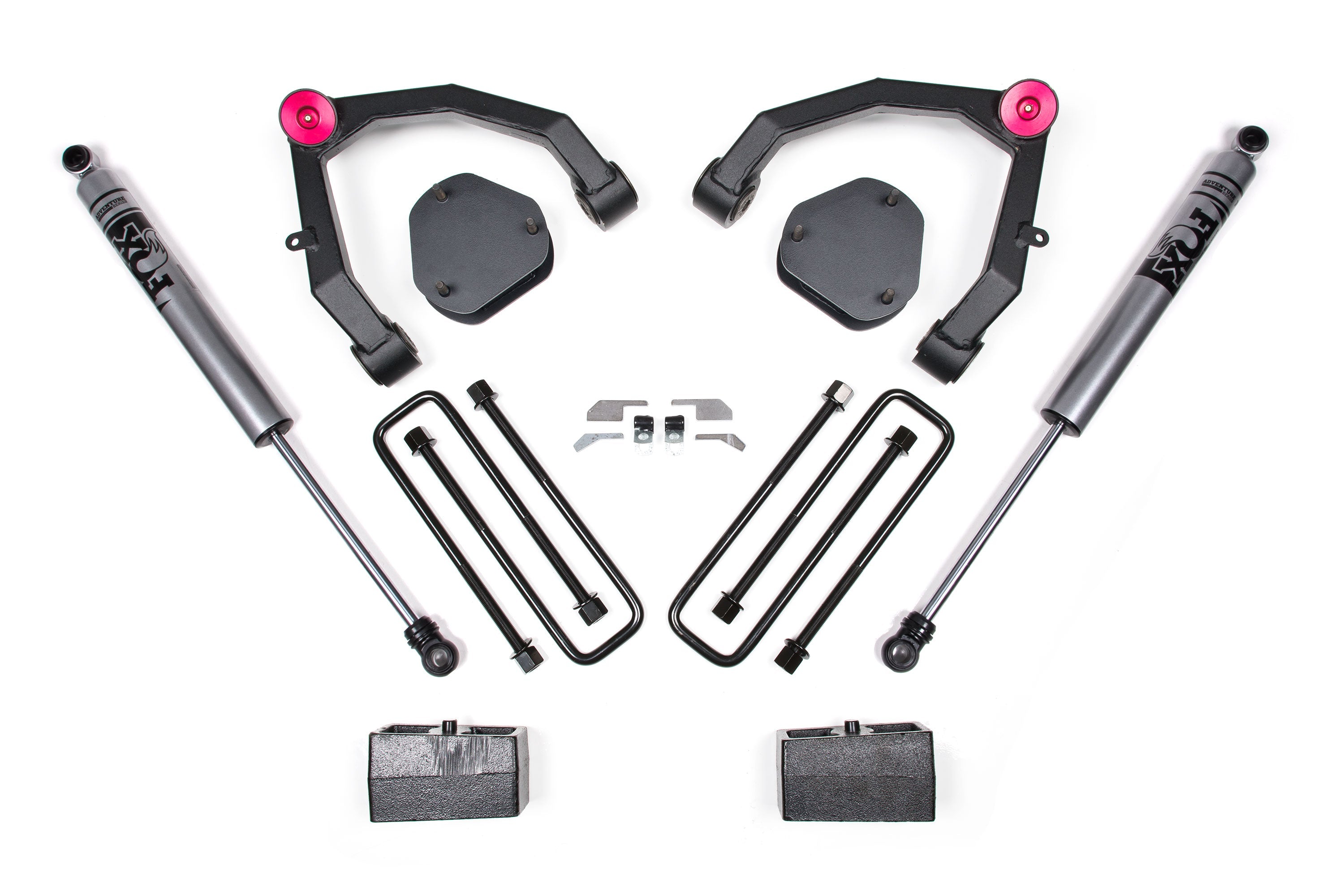 Zoneoffroad 2007-2013 Chevrolet Silverado GMC Sierra 1500 2WD FOX Shock Adventure Series 3.5" Lift Kit ZONC30F