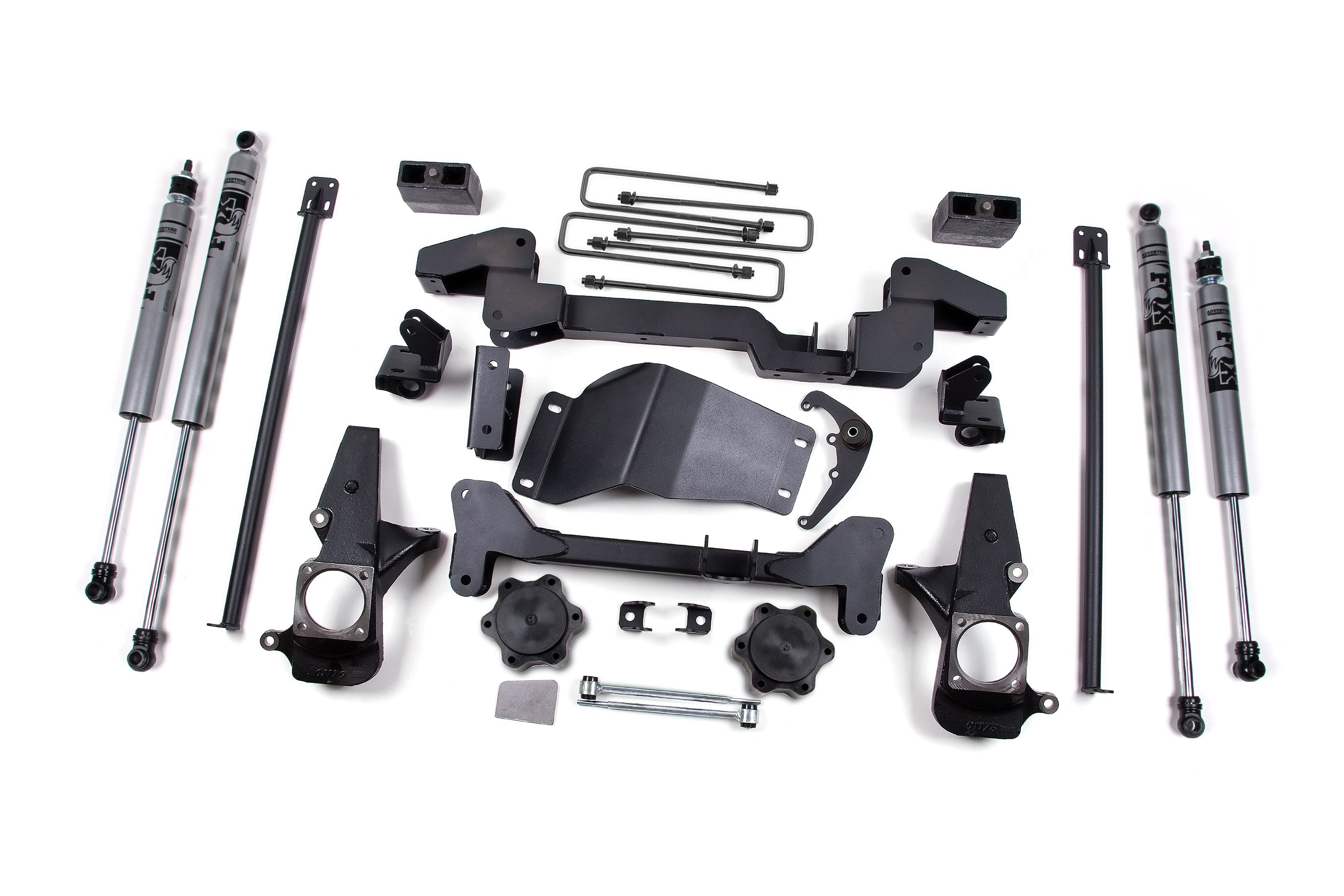Zoneoffroad 2001-2010 Chevrolet Silverado GMC Sierra 2500HD 4WD FOX Shock 2.0 Adventure Series 6" Lift Kit ZONC4F