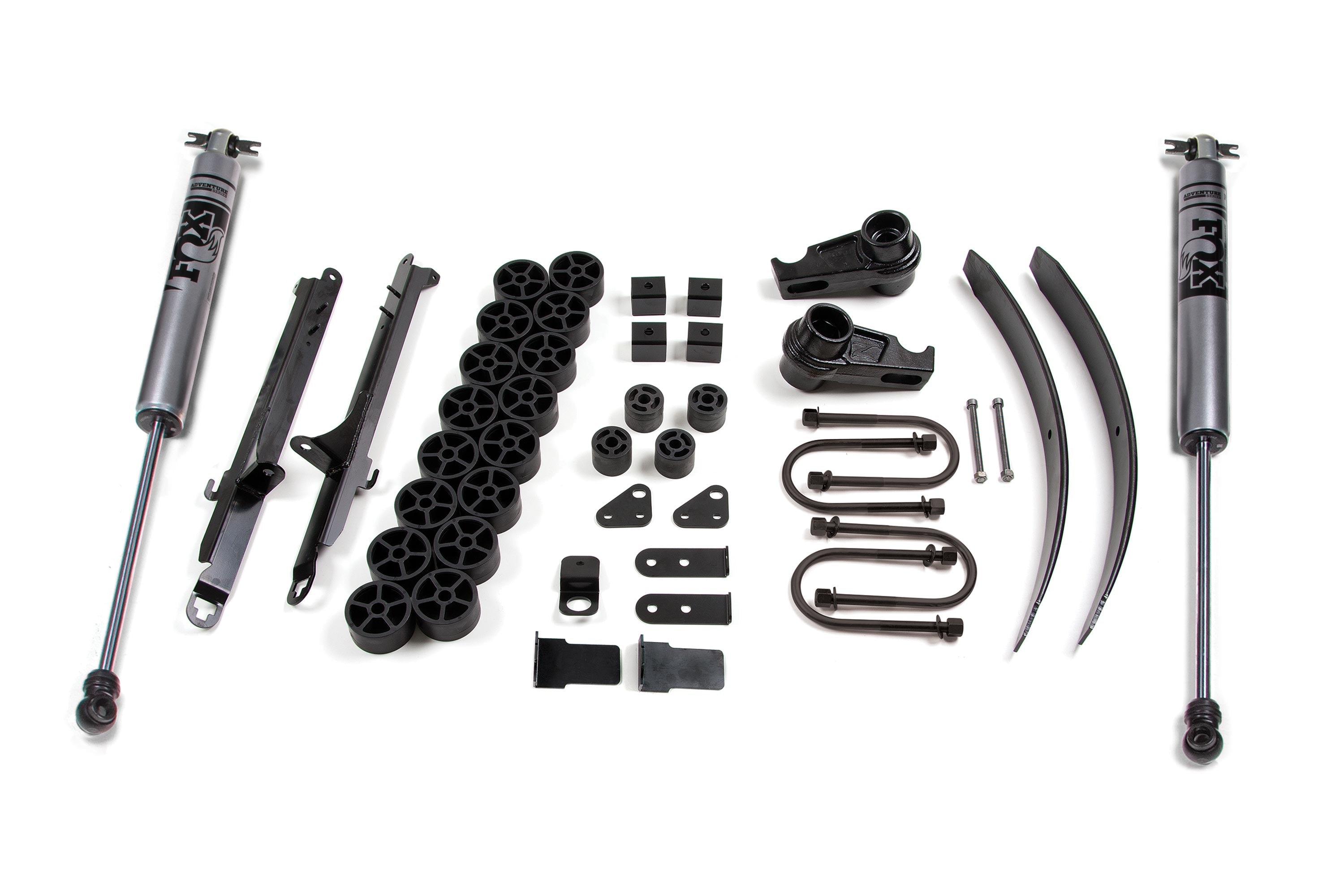 Zoneoffroad 2008-2012 Chevrolet Colorado GMC Canyon 4WD FOX Shock Adventure Series 3.5" Combo Lift Kit ZONC55F