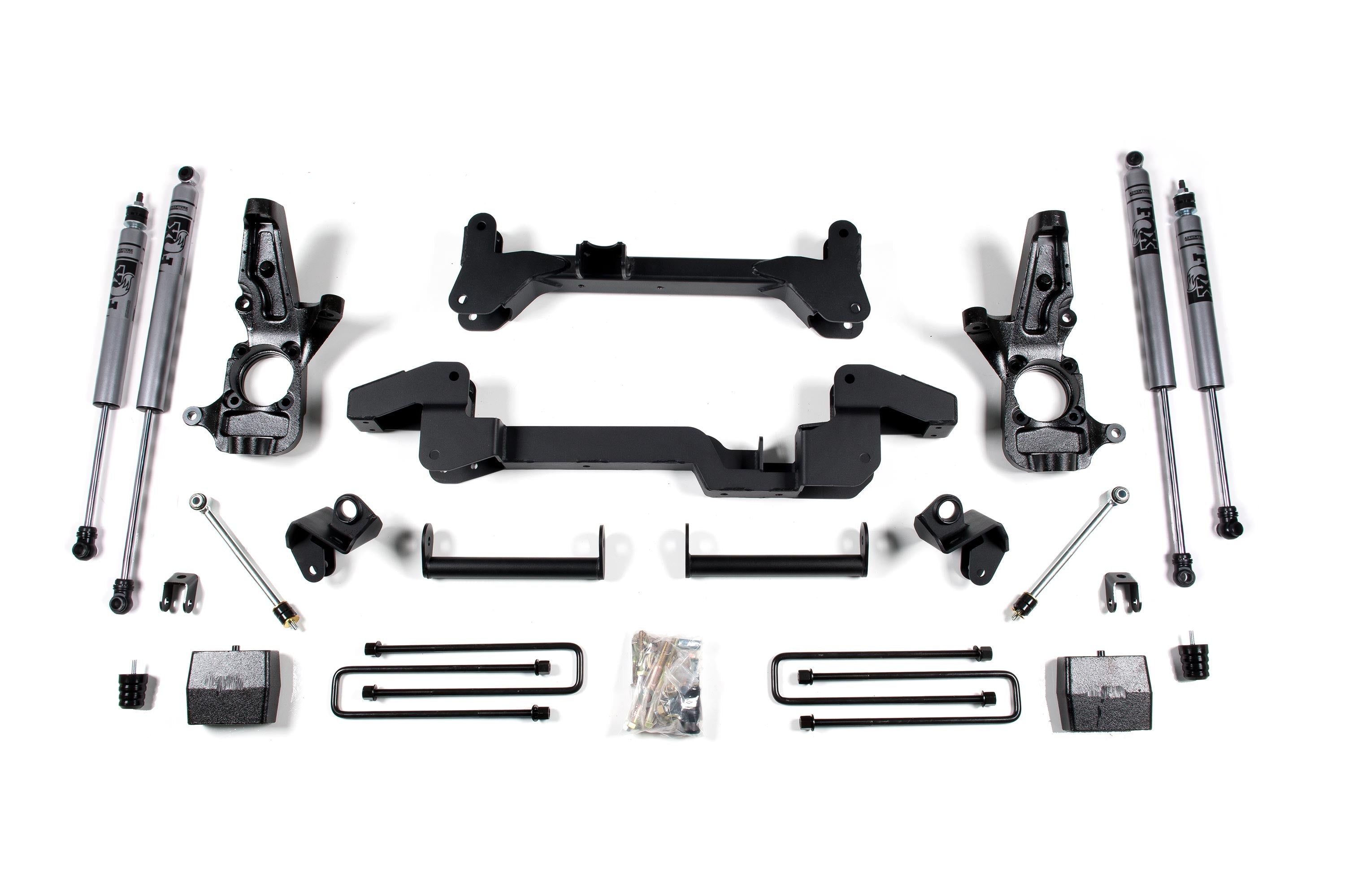 Zoneoffroad 2001-2010 Chevrolet Silverado GMC Sierra 2500HD 2WD FOX Shock 2.0 Adventure Series 6" Lift Kit ZONC5F
