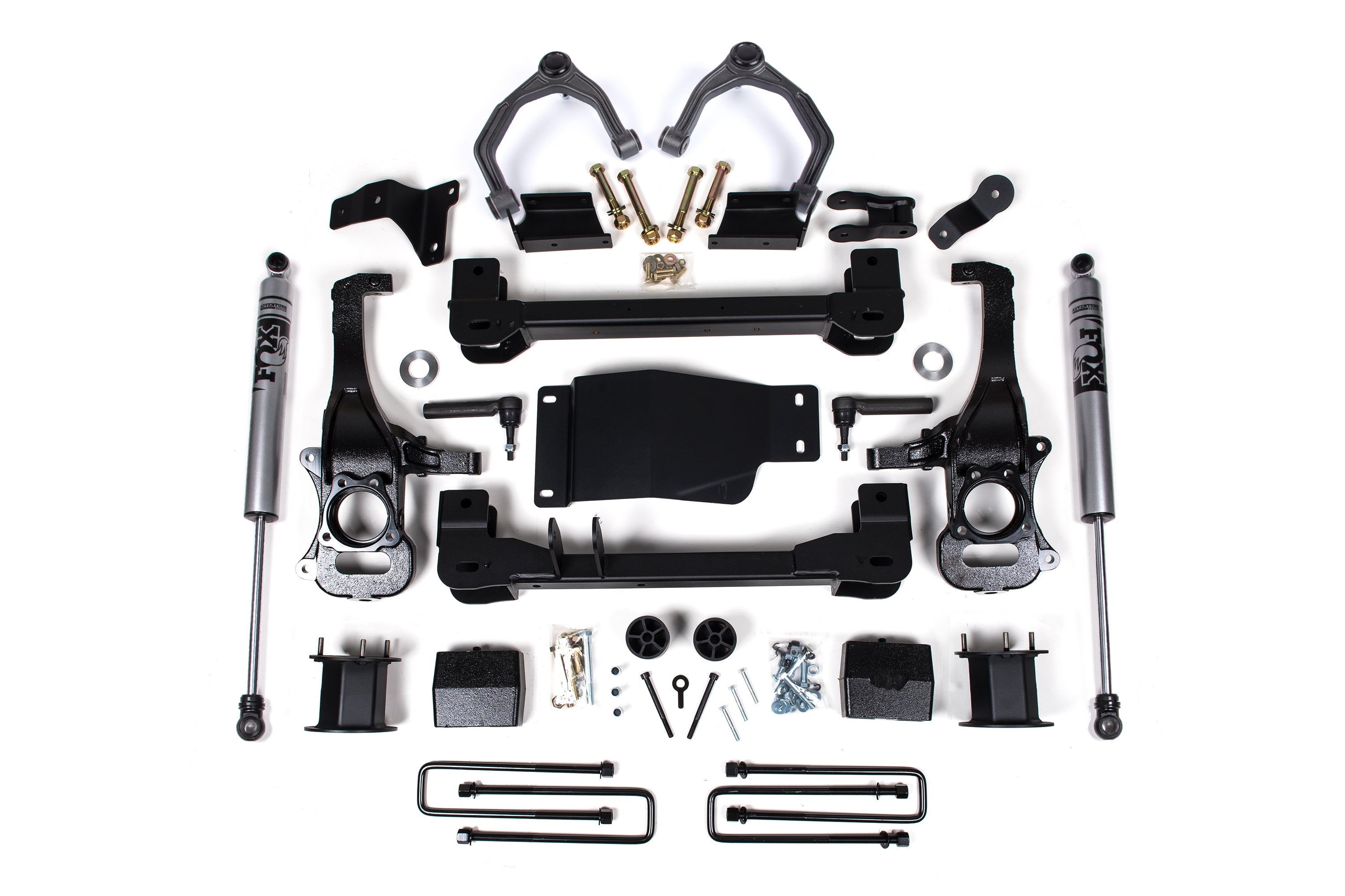 Zoneoffroad 2019-2024 Chevrolet Silverado 1500 Trail Boss GMC Sierra 1500 AT4 4WD FOX Adventure Series 4" Lift Kit ZONC69F