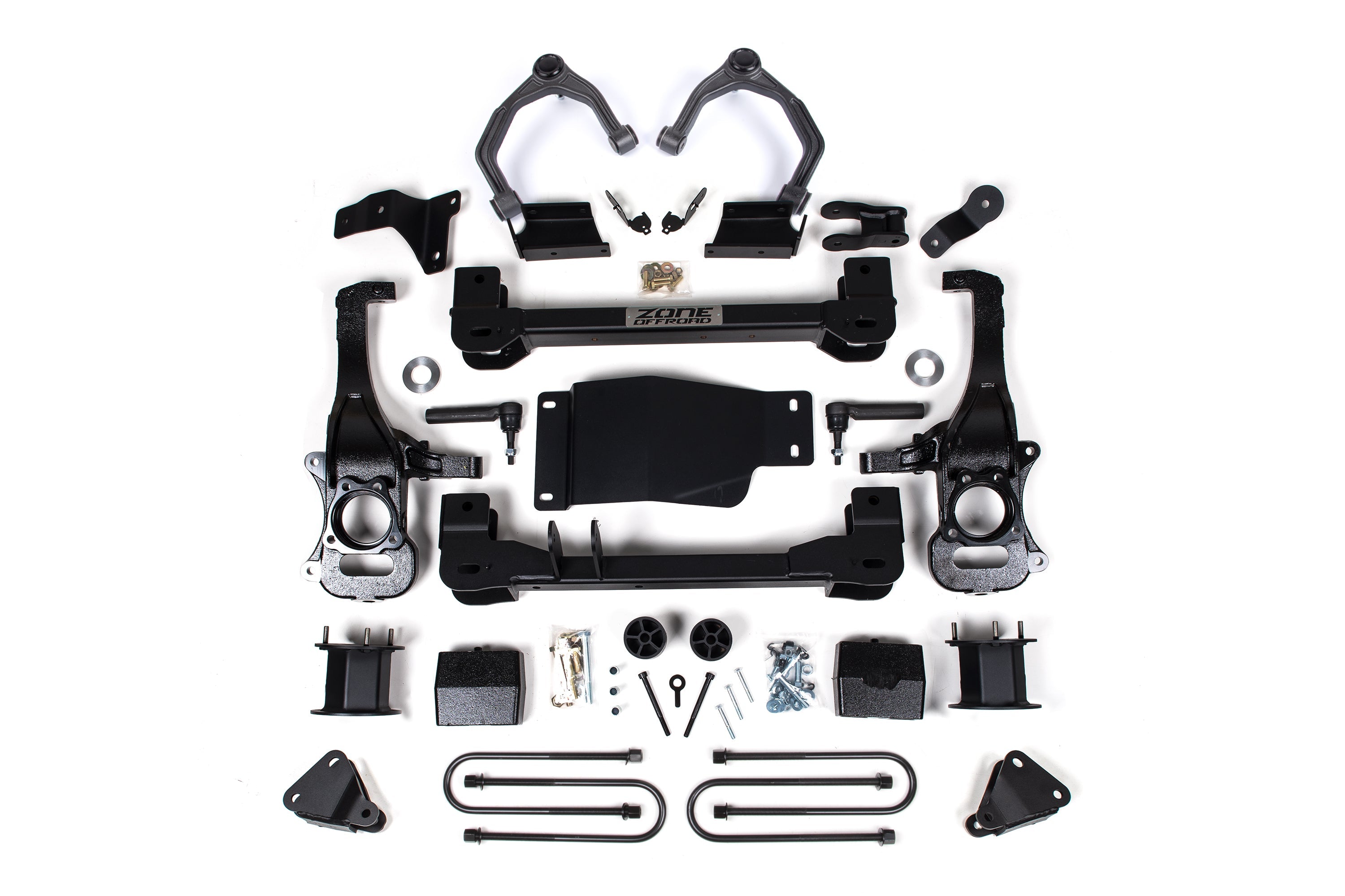 ZoneOff Road 2025 Chevrolet Silverado 1500 ZR2 GMC Sierra 1500 AT4X 4WD Front and Rear 4 Inch Lift Kit ZONC77
