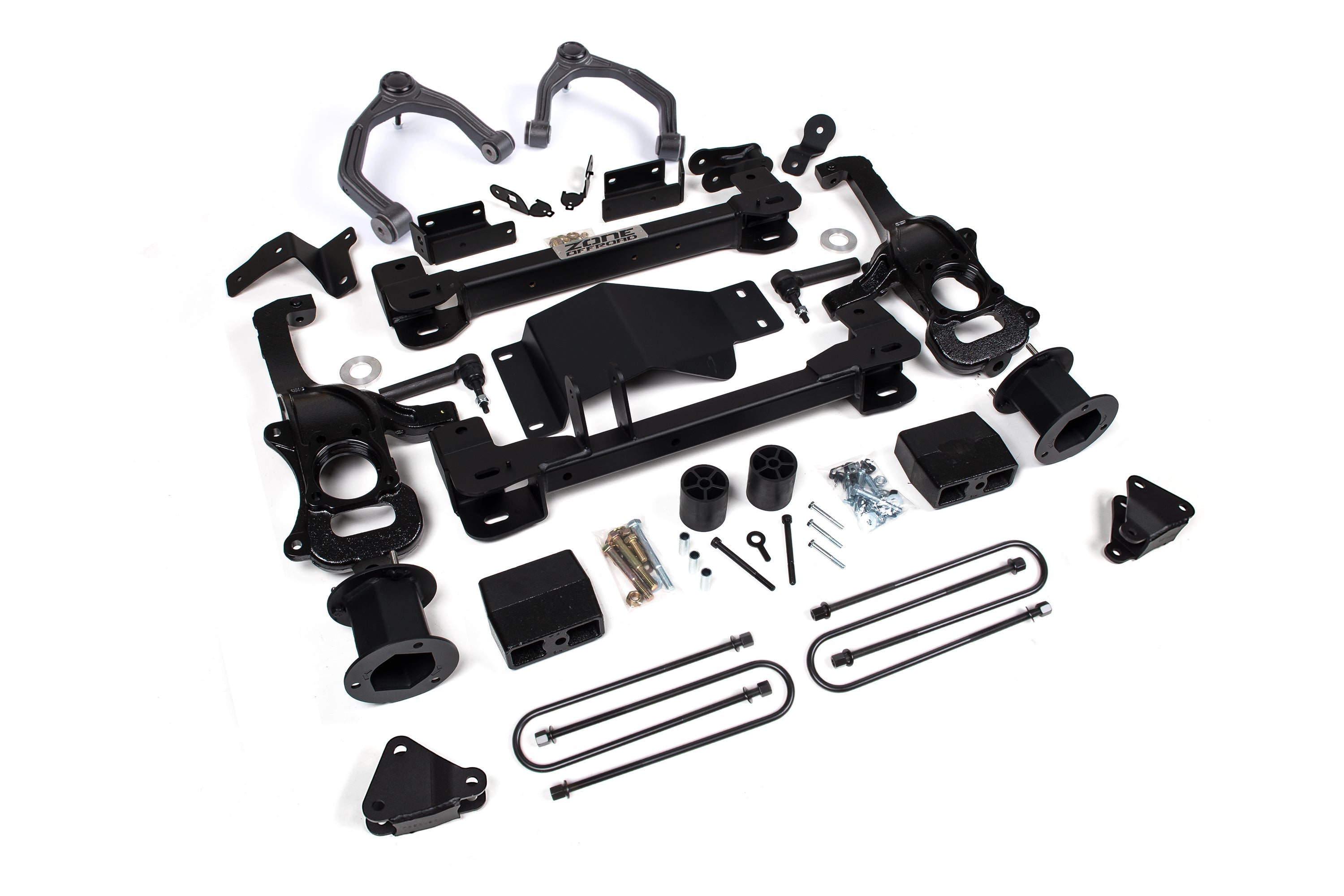 ZoneOff Road 2025 Chevrolet Silverado 1500 ZR2 GMC Sierra 1500 AT4X 4WD Front and Rear 4 Inch Lift Kit ZONC77