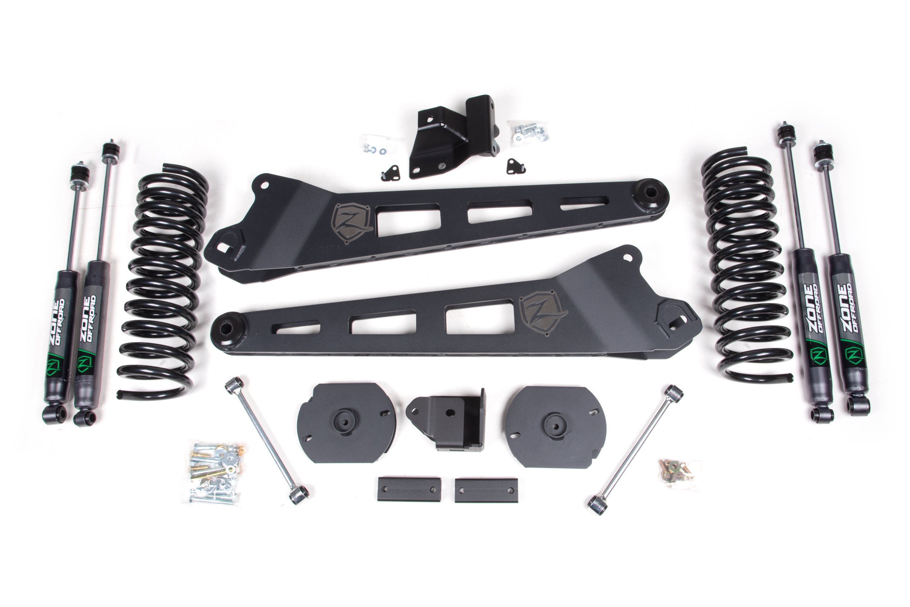 Zoneoffroad 2019-2024 Dodge Ram 2500 4WD Diesel 3 Inch Lift Kit With Radius Arm Nitro Shocks ZOND144N
