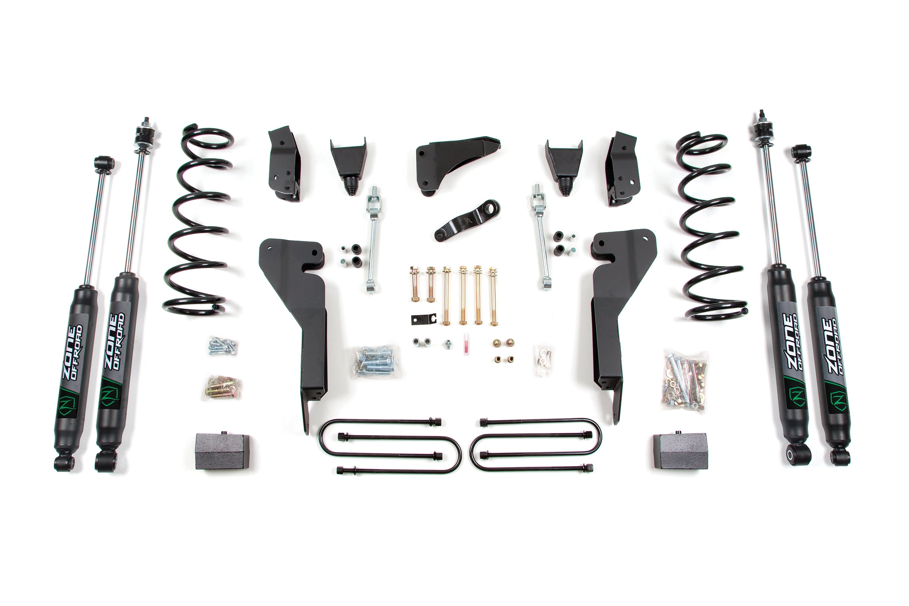 Zoneoffroad 2012-2013 Dodge Ram 2500 Power Wagon 4WD Nitro Shocks Series 4 Inch Lift Kit ZOND142N
