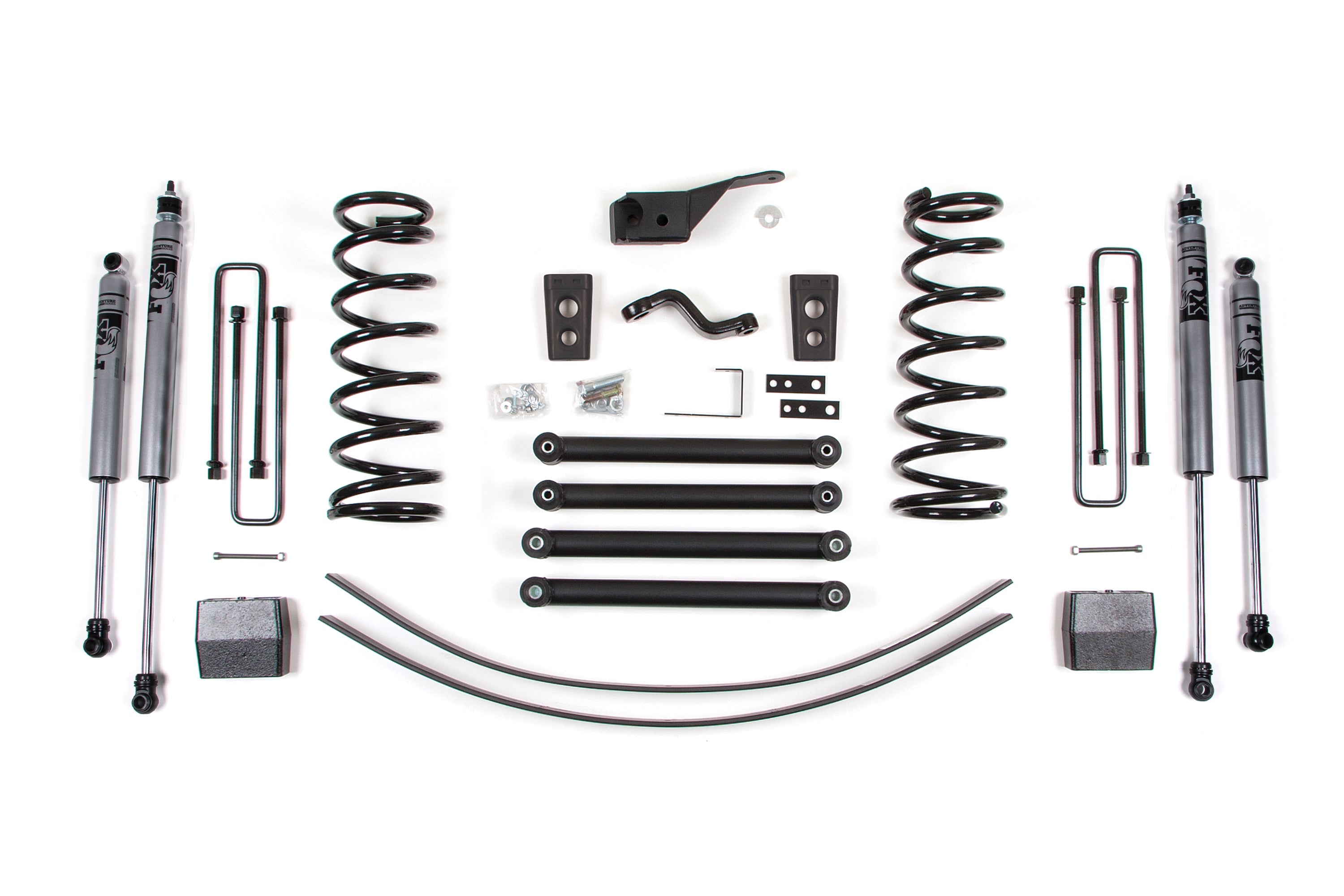 Zoneoffroad 2000-2002 Dodge Ram 2500 3500 4WD FOX Shock 2.0 Adventure Series 5" Lift Kit ZOND47F