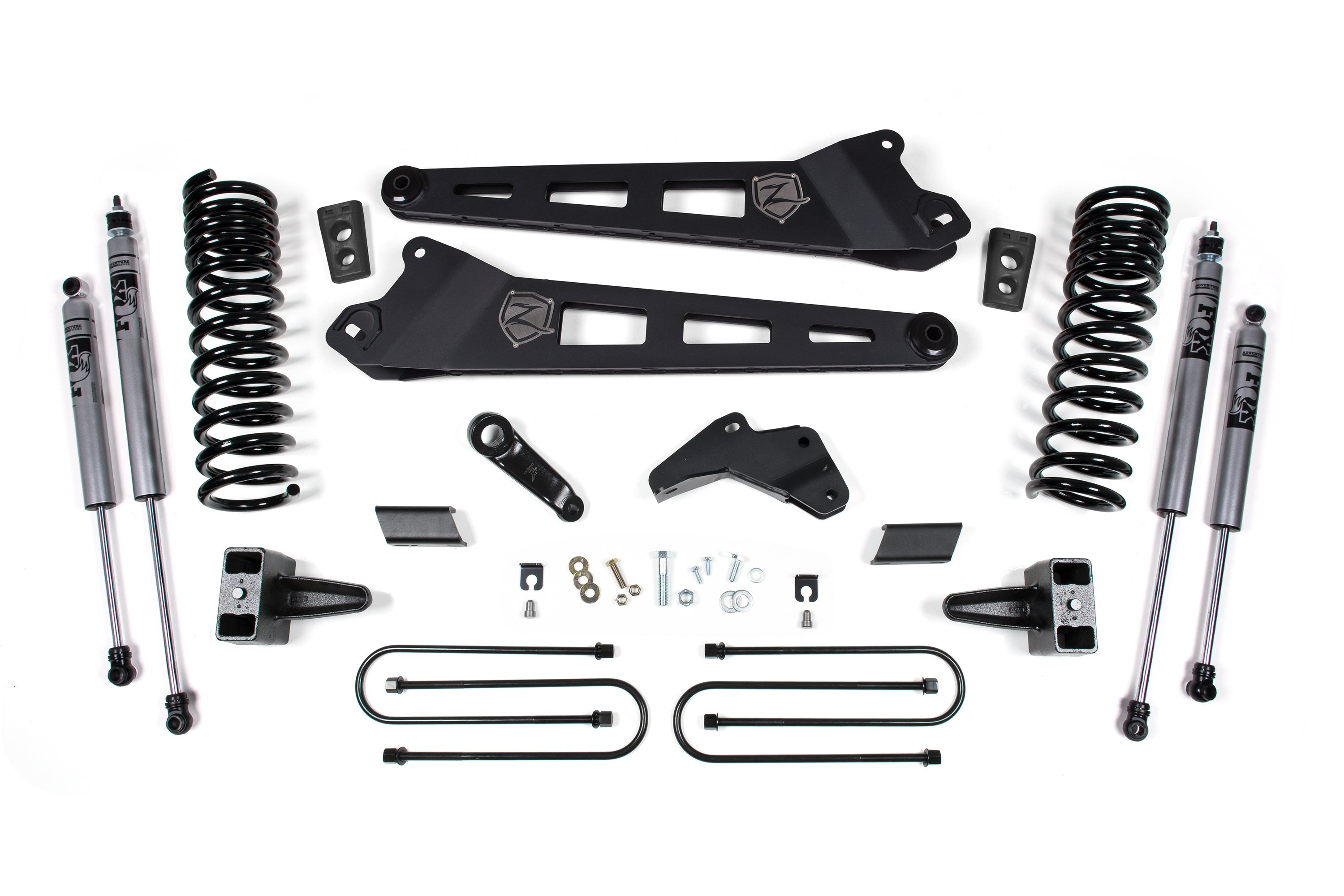Zoneoffroad 2013-2018 Dodge Ram 3500 4WD Gas FOX Shock 2.0 Adventure Series 5.5" Lift Kit With Radius Arm ZOND67F