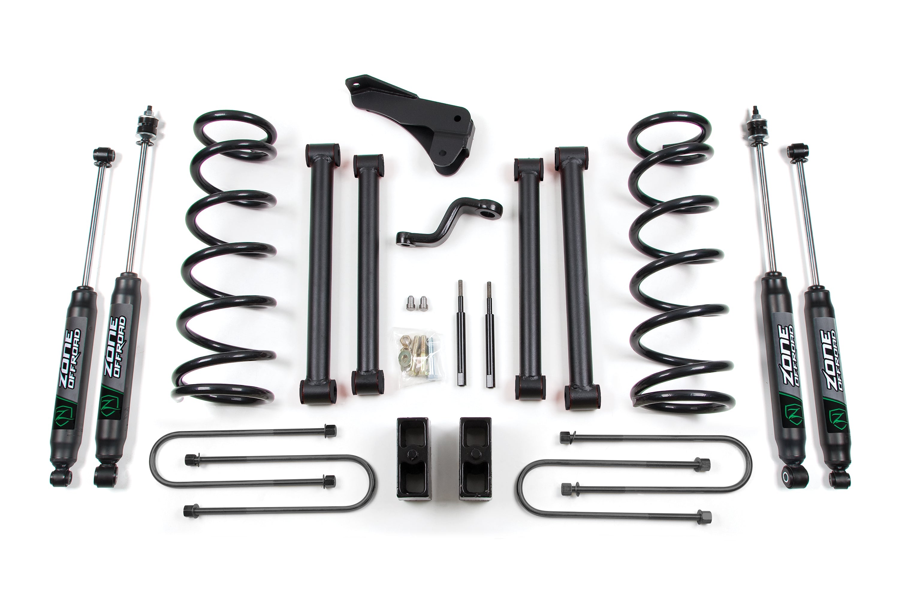Zoneoffroad 2009 Dodge Ram 2500 Power Wagon 4WD Nitro Shocks Series 5 Inch Lift Kit ZOND141N