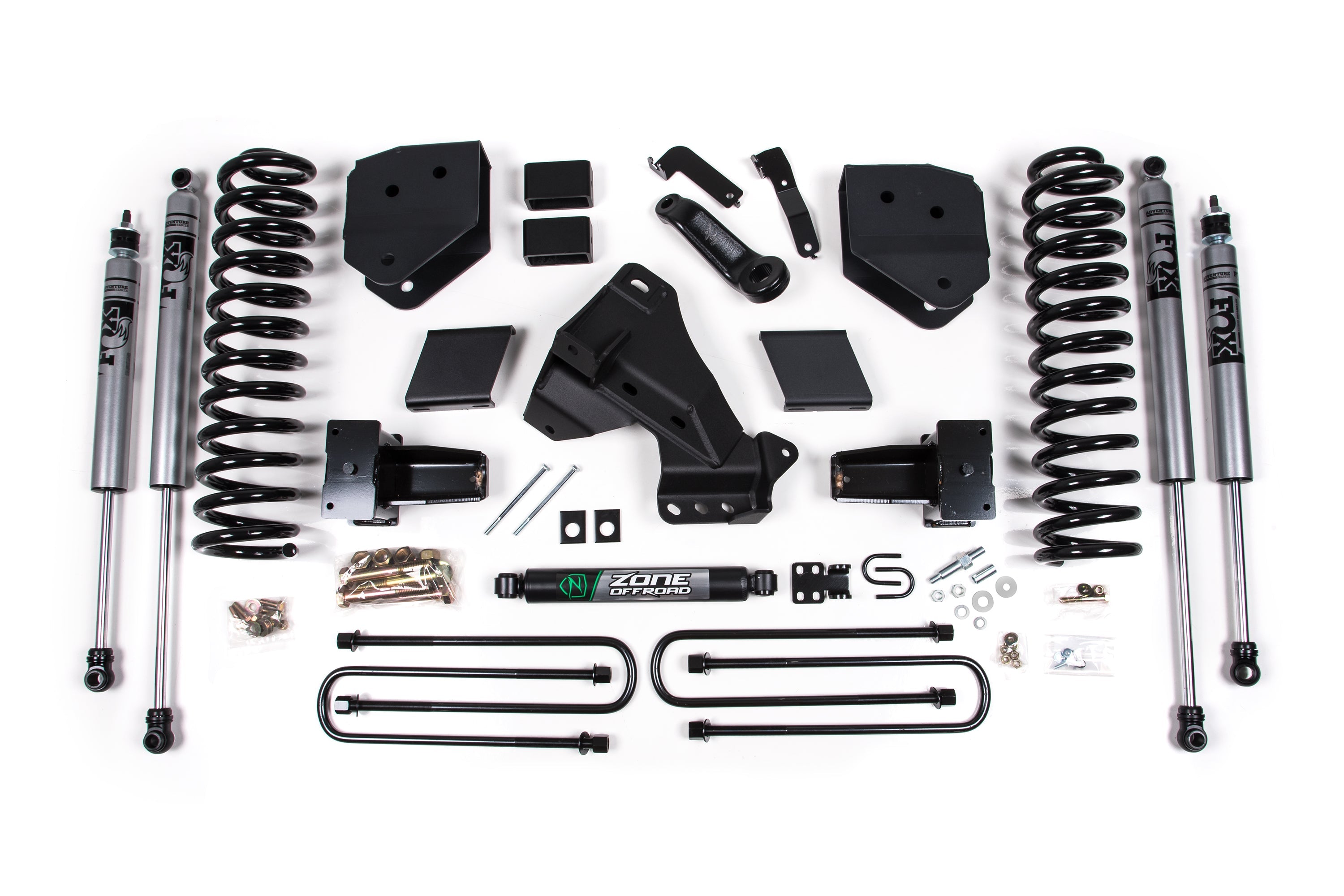 Zoneoffroad 2020-2022 Ford F250 F350 Super Duty 4WD Gas FOX 2.0 Adventure Series 5" Lift Kit ZONF59F