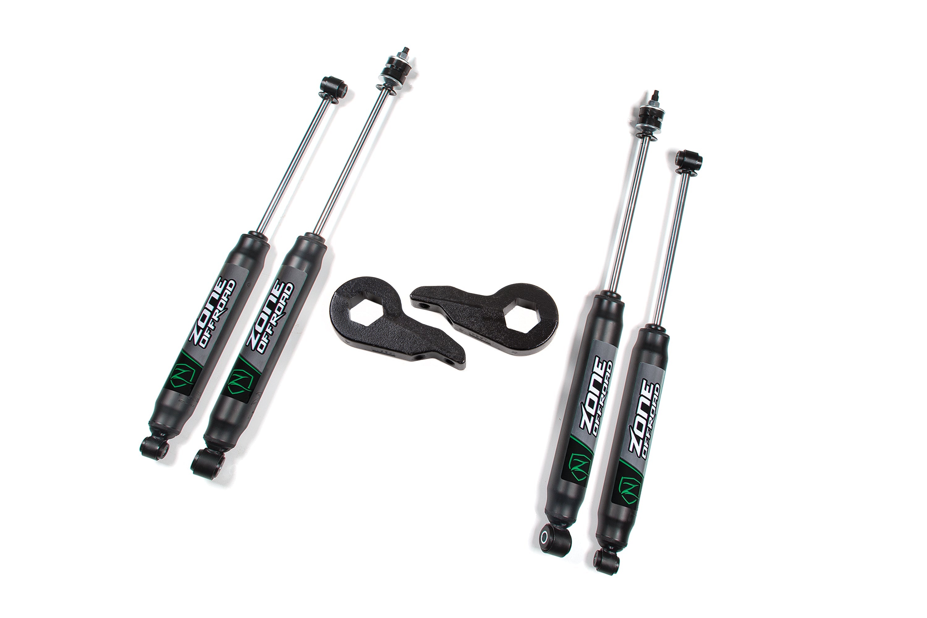 Zoneoffroad 1997-2003 Ford F150 4WD Nitro Shocks Series 2 Inch Leveling Kit ZONF78N