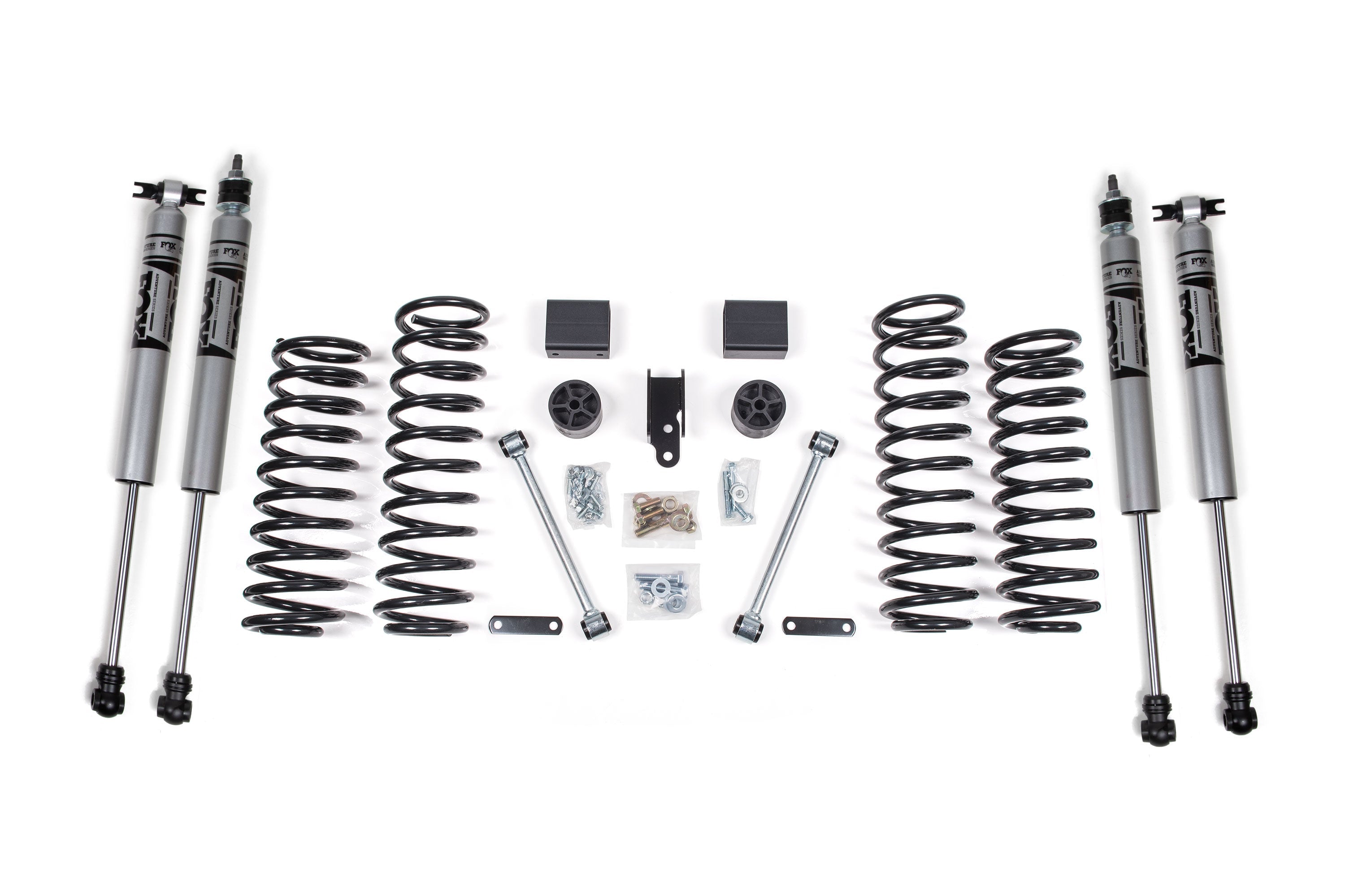 Zoneoffroad 2012-2018 Jeep Wrangler JK 2-Door FOX Shock 2.0 Adventure Series 3" Lift Kit ZONJ35F