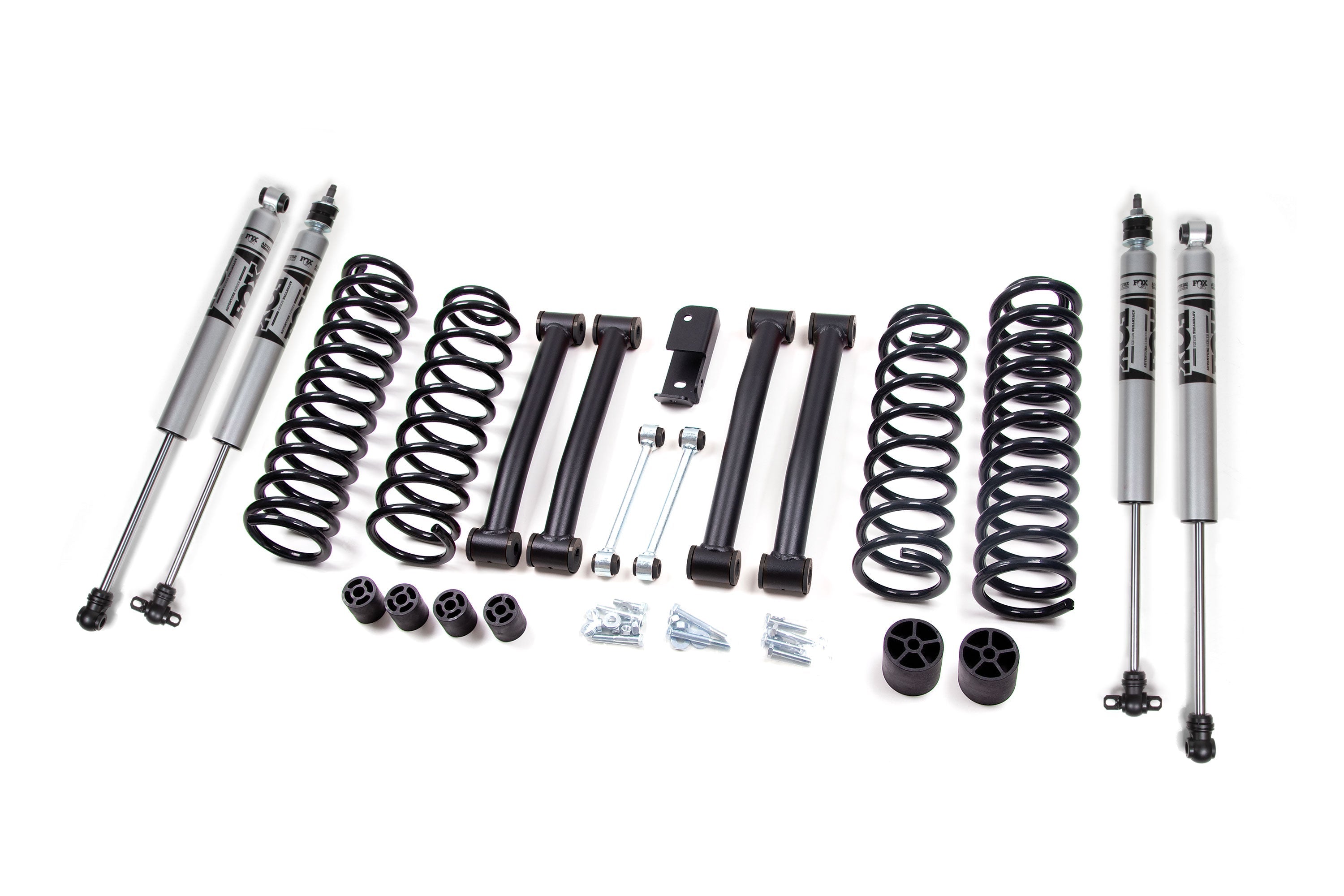 Zoneoffroad 1993-1998 Jeep Grand Cherokee ZJ Fox Shocks 2.0 Adventure Series 4" Lift Kit ZONJ16F