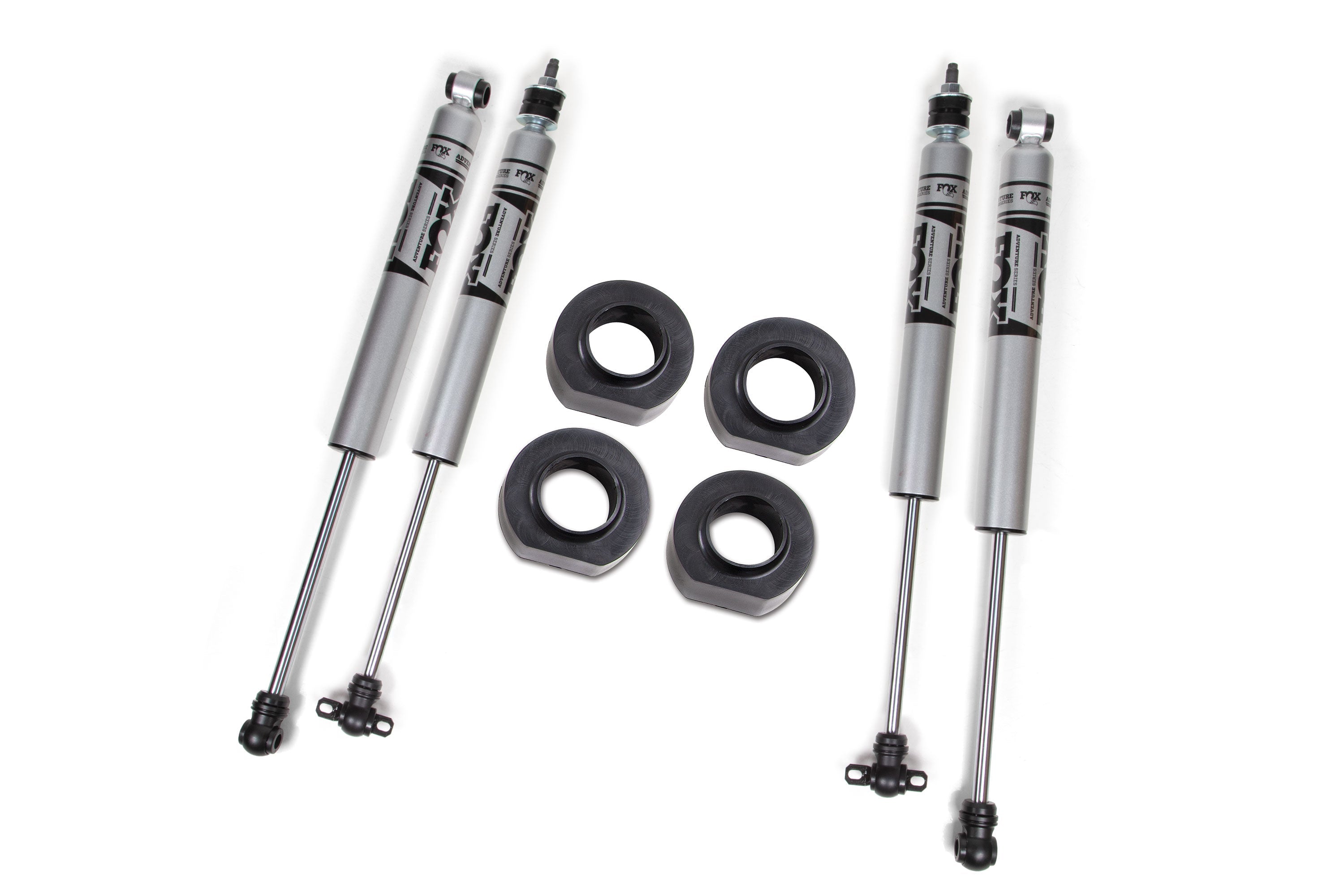 Zoneoffroad 1993-1998 Jeep Grand Cherokee ZJ FOX Shock 2.0 Adventure Series 2" Lift Kit ZONJ19F
