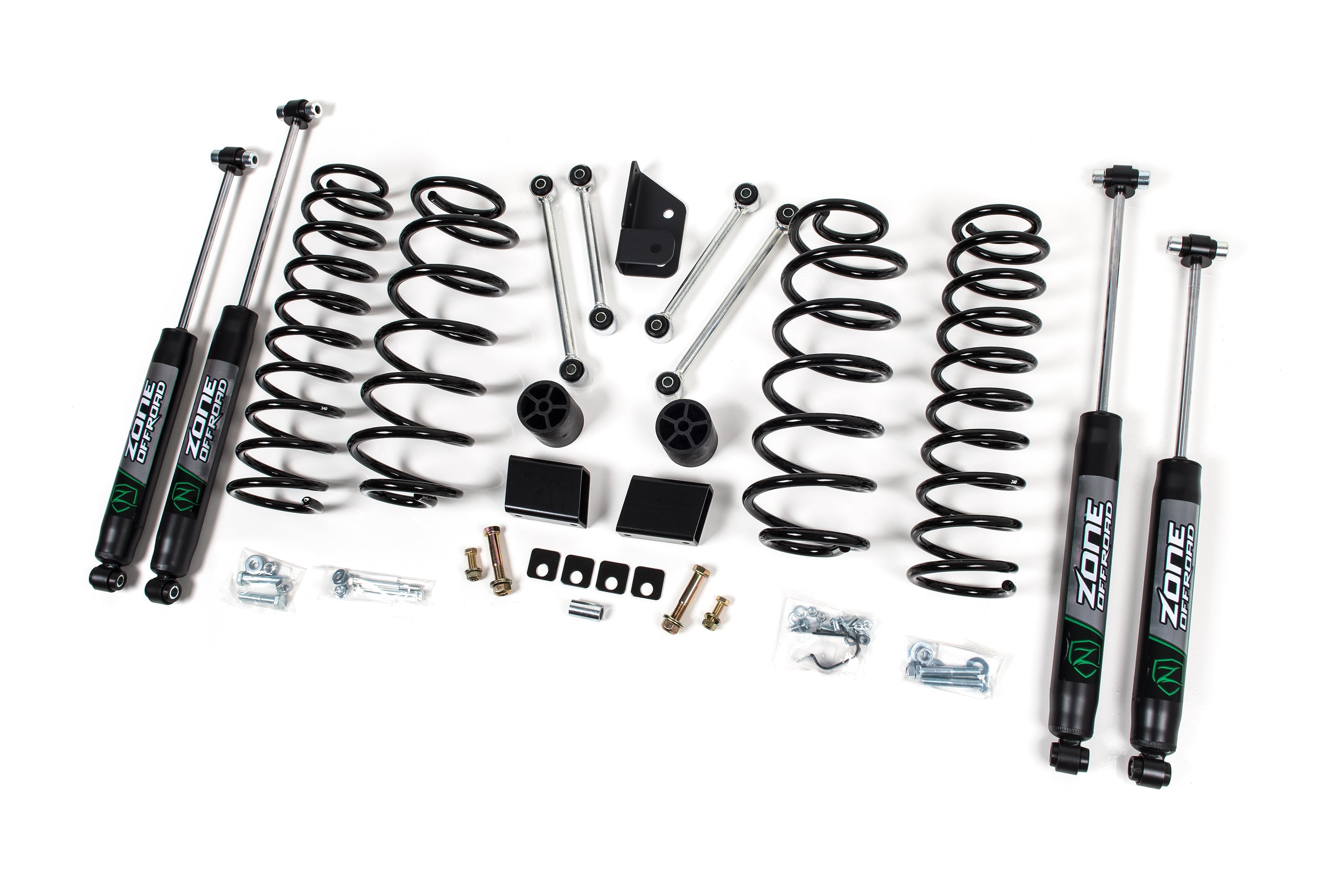Zoneoffroad 2018-2025 Jeep Wrangler JL 2 Door Nitro Shocks Series 3 Inch Lift Kit ZONJ33N