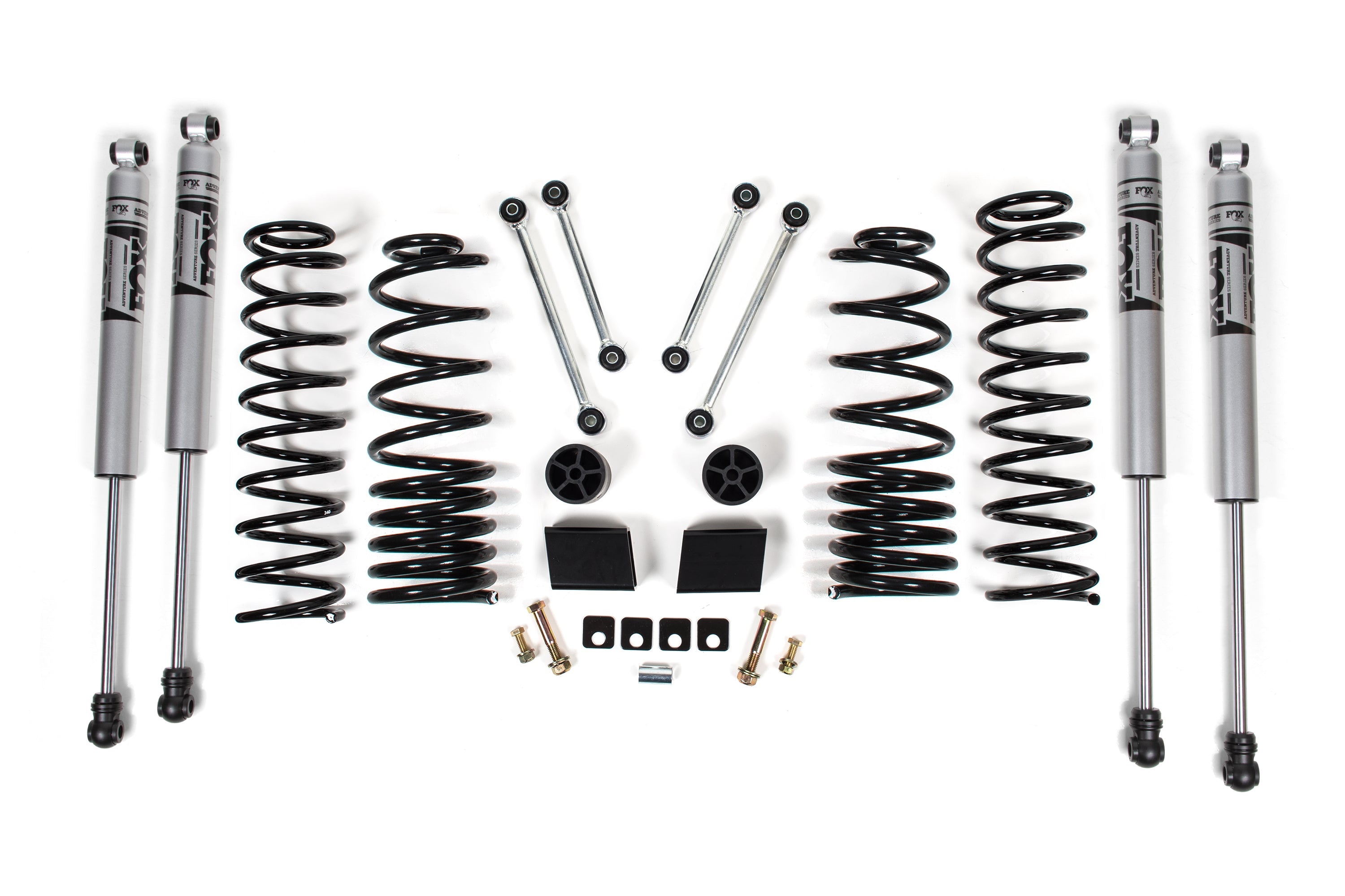 Zoneoffroad 2020-2025 Jeep Gladiator JT 3 Inch Front and Rear Fox 2.0 Adventure Series Lift Kit ZONJ34F