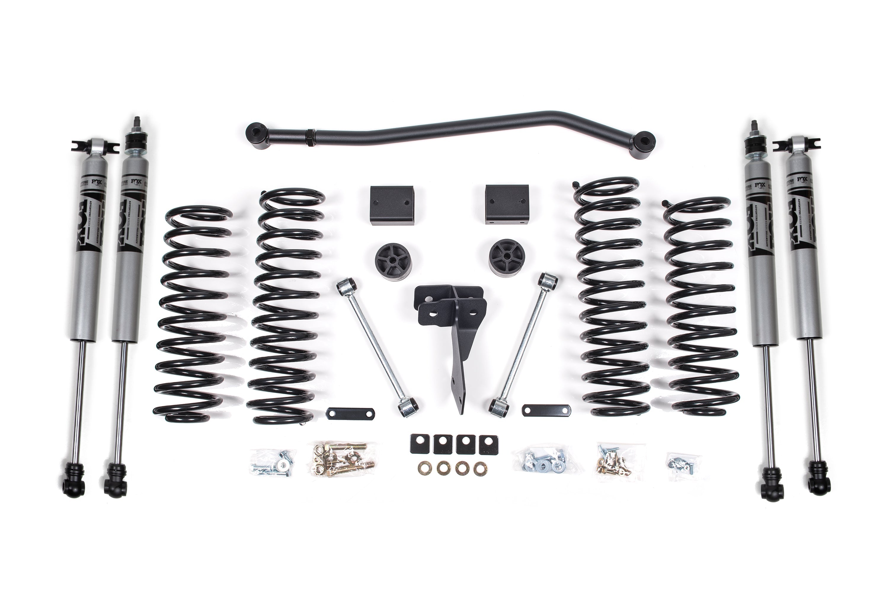 Zoneoffroad 2012-2018 Jeep Wrangler JK 4 Door FOX Shock 2.0 Adventure Series 4" Lift Kit ZONJ38F