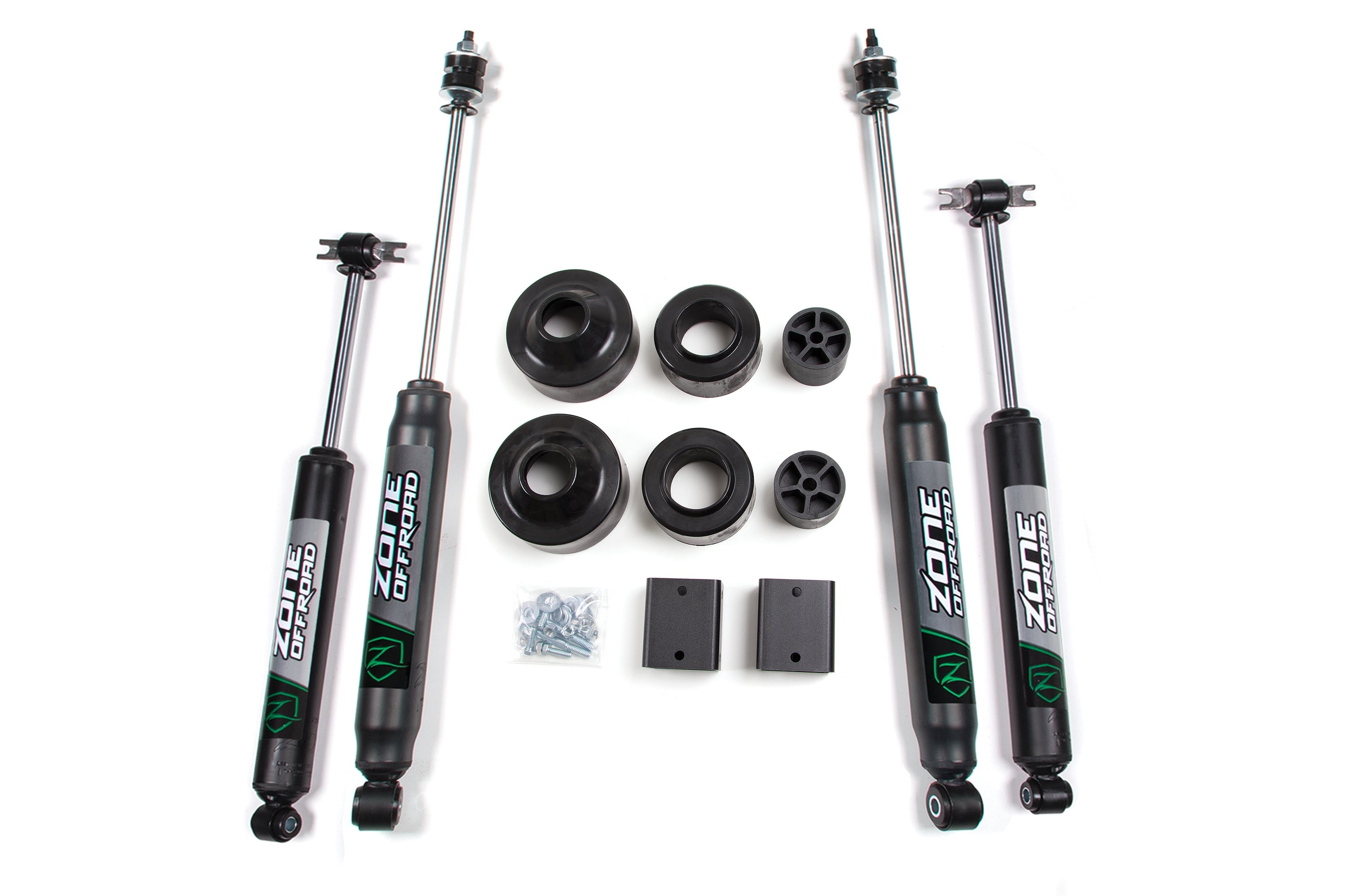 Zoneoffroad 2012-2018 Jeep Wrangler JK Nitro Shocks Series 2 Inch Lift Kit ZONJ40N