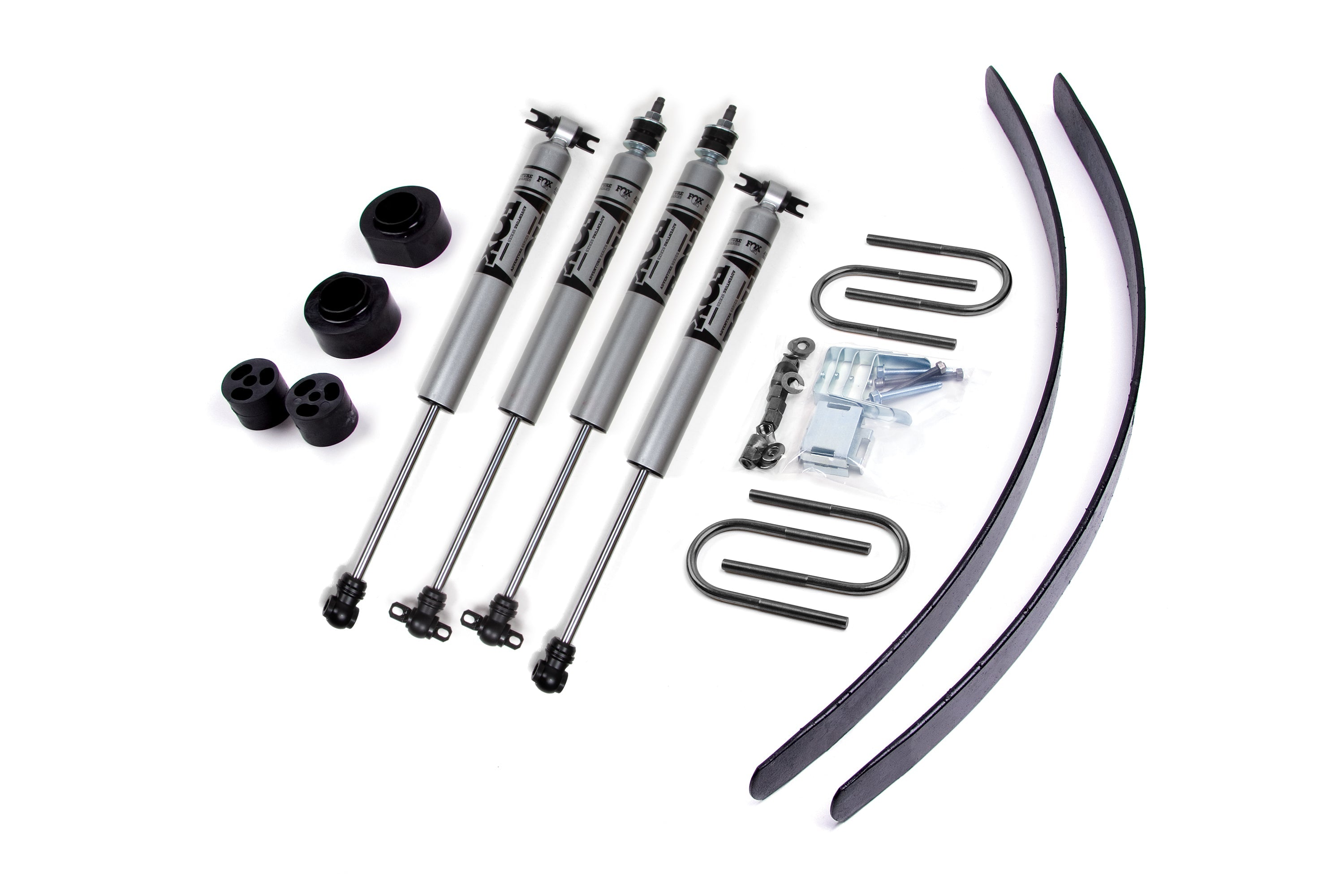 Zoneoffroad 1984-2001 Jeep Cherokee XJ Dana 35 FOX Shock 2.0 Adventure Series 2" Lift Kit ZONJ5F