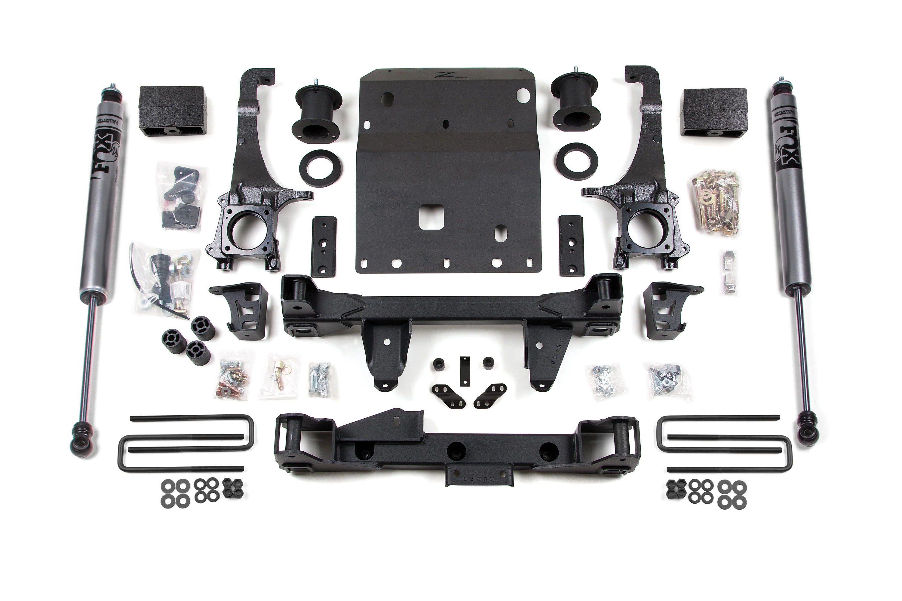 Zone OffRoad 2005-2015 Toyota Tacoma 6in Front 4in Rear Lift Kit with Fox 2.0 Adventure Series ZONT3F