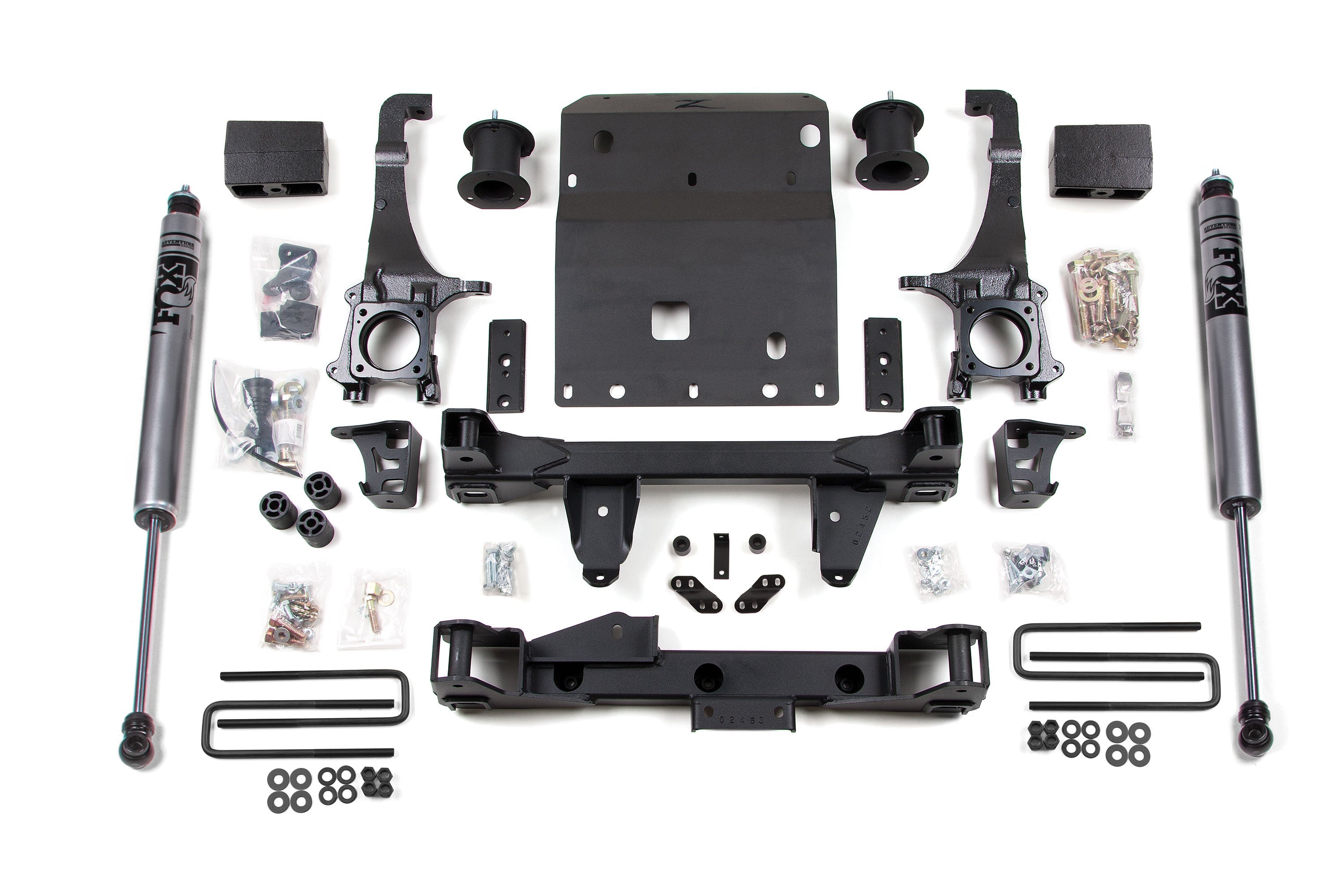 Zoneoffroad 2005-2015 Toyota Tacoma 4WD Strut Spacer FOX Shock Adventure Series 4" Lift Kit ZONT4F