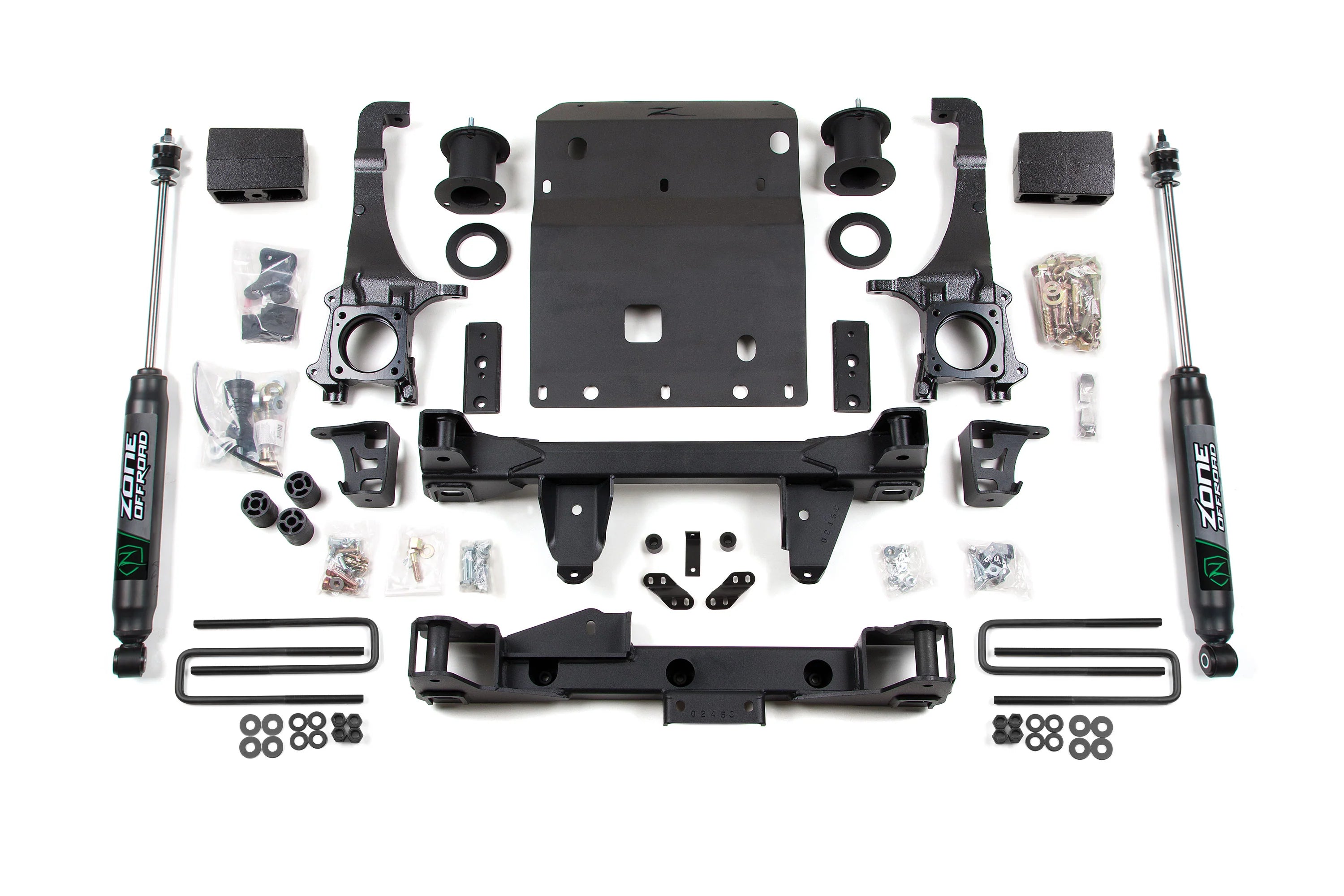 Zone OffRoad 2005-2015 Toyota Tacoma 6in Front 4in Rear Lift Kit with Nitro Series ZONT3N