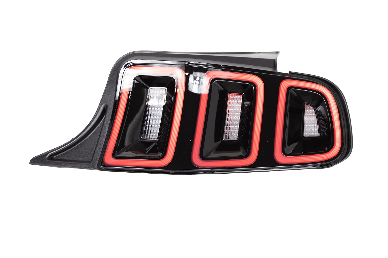 Renegade 2010-2014 Ford Mustang Sequentail Smoke Glossey Black LED tail light  CTRNG0678-GBS