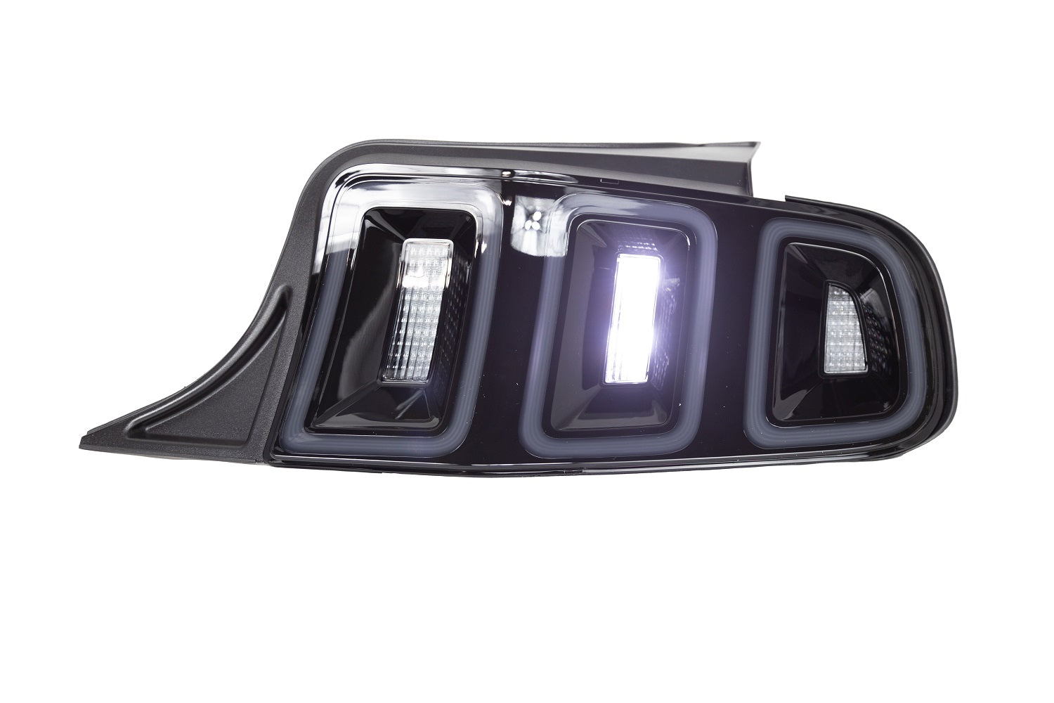 Renegade 2010-2014 Ford Mustang Sequentail Smoke Glossey Black LED tail light  CTRNG0678-GBS