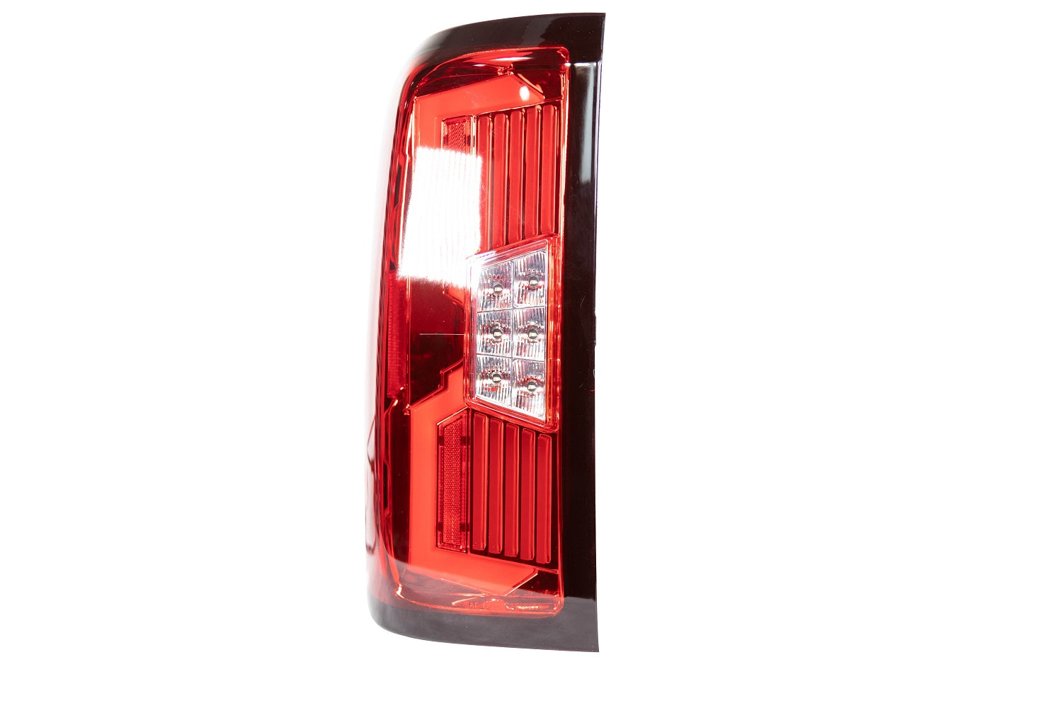 Renegade 2014-2018 Chevrolet Silverado 1500 2014-2019 2500 3500 V2 LED Sequential Chrome Red Tail light CTRNG0686-CR-SQ