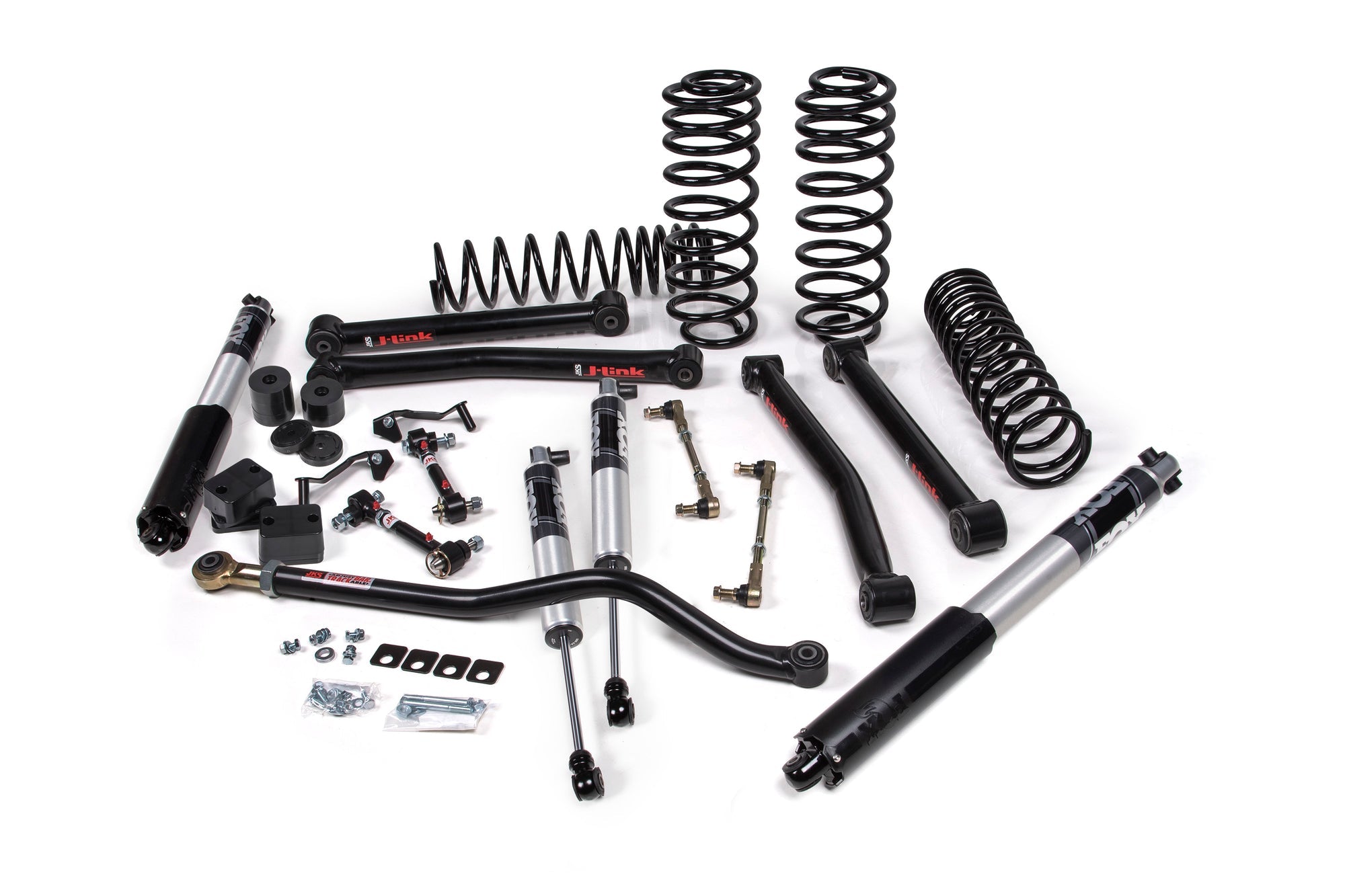JKS 2018-2023 Jeep Wrangler JL 2 Door J-Konnect 3in Lift Kit with Fox 2.5 Performance Series Shocks STD Rate Coils JSPEC145PS