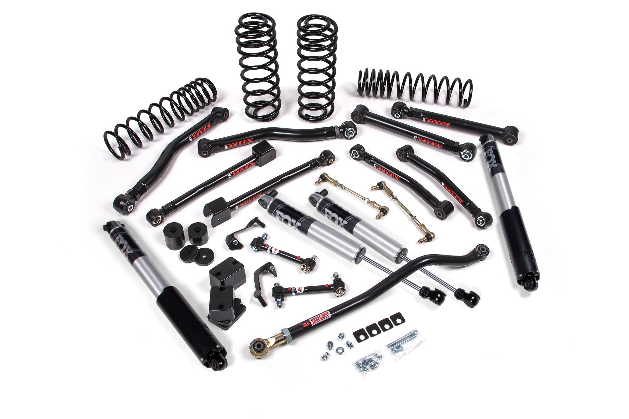 JKS 2018-2023 Jeep Wrangler JL 4 Door J-Krawl 3.5in Lift Kit with Fox 2.5 Performance Series Shocks HD Rate Coils JSPEC128PS
