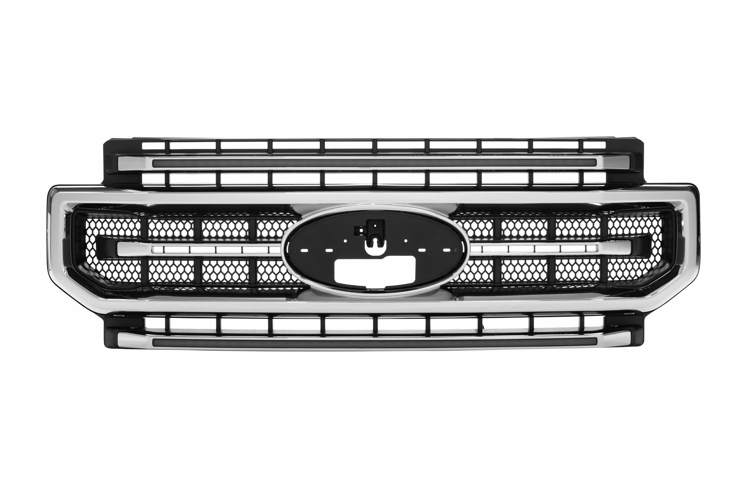 Morimoto 2020-2022 Ford F250 F350 F450 Super Duty Chrome Finish White DRL XBG LED Grille XBG12