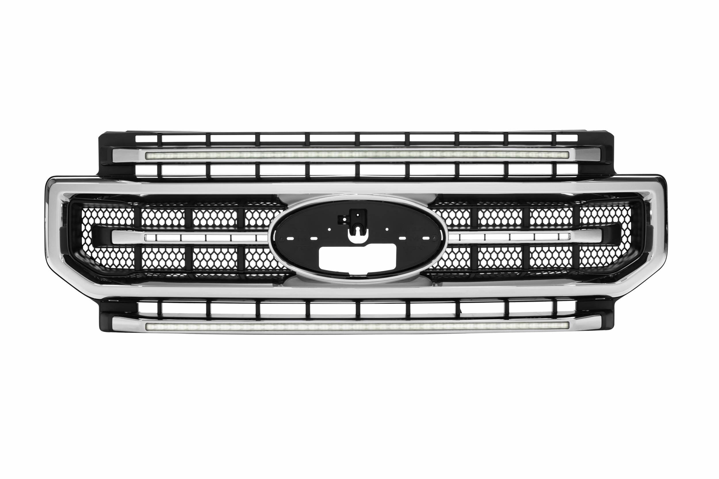 Morimoto 2020-2022 Ford F250 F350 F450 Super Duty Chrome Finish White DRL XBG LED Grille XBG12