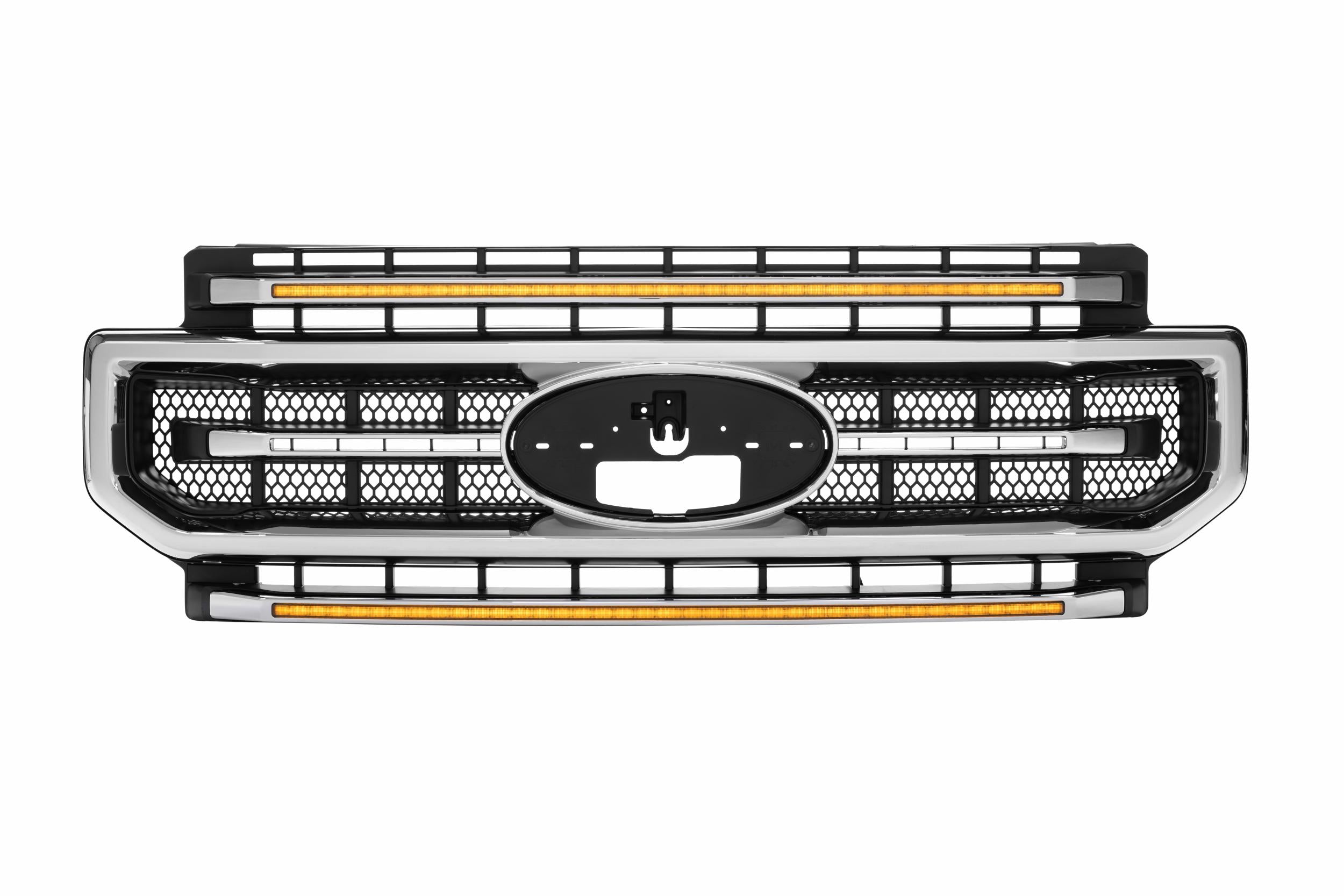 Morimoto 2020-2022 Ford F250 F350 F450 Super Duty Chrome Finish Amber DRL XBG LED Grille XBG13