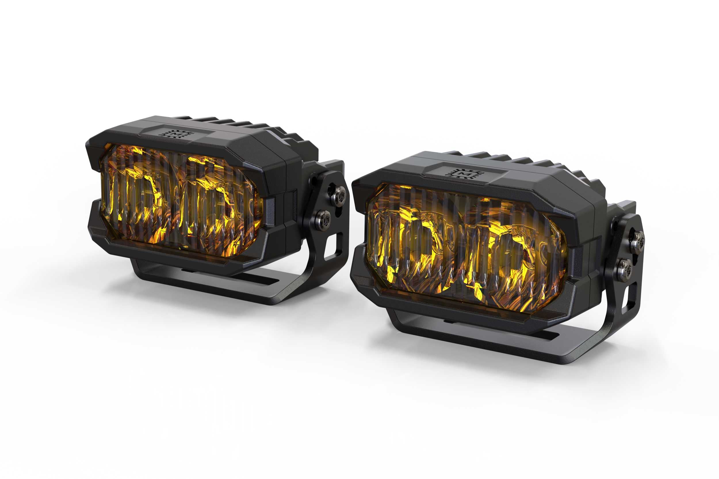 Morimoto 2Banger HXB LED Pod Combo Yellow Pair BAF115